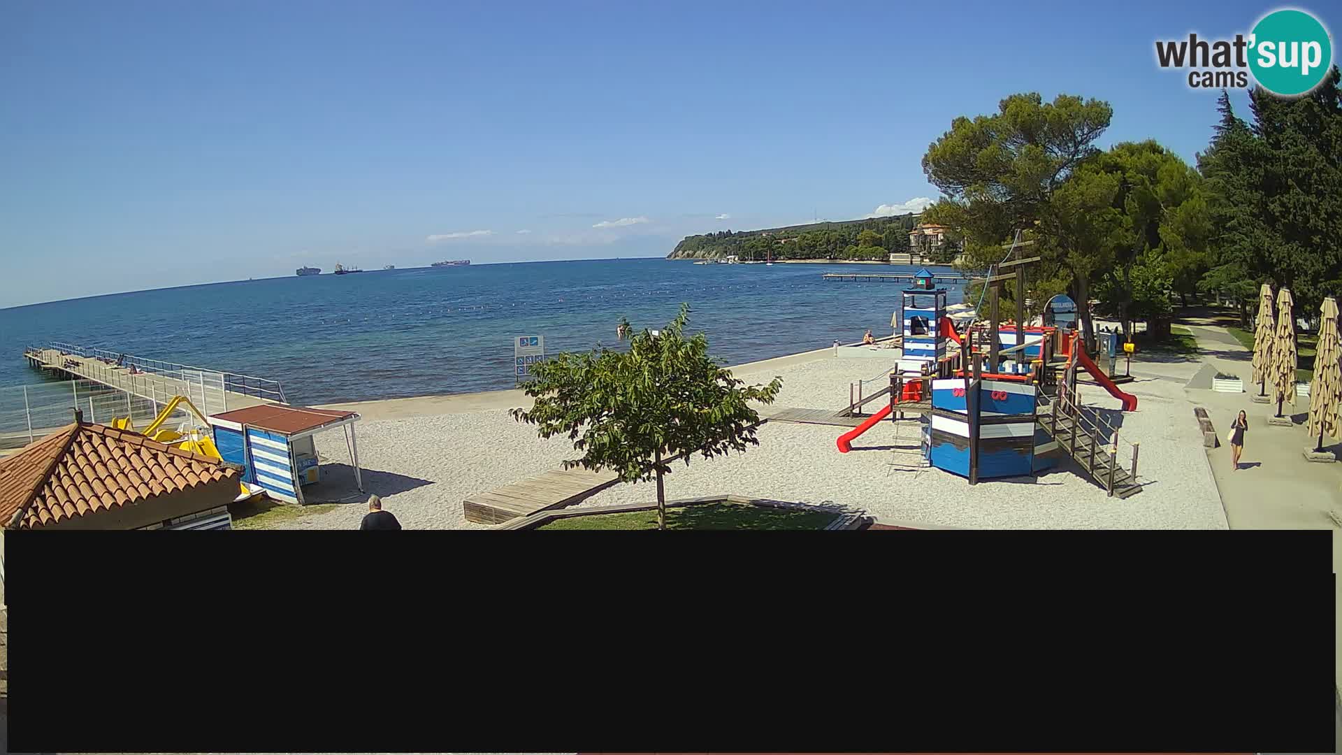 Webcam en direct Ankaran – Adria Ankaran Hotel & Resort – Slovénie