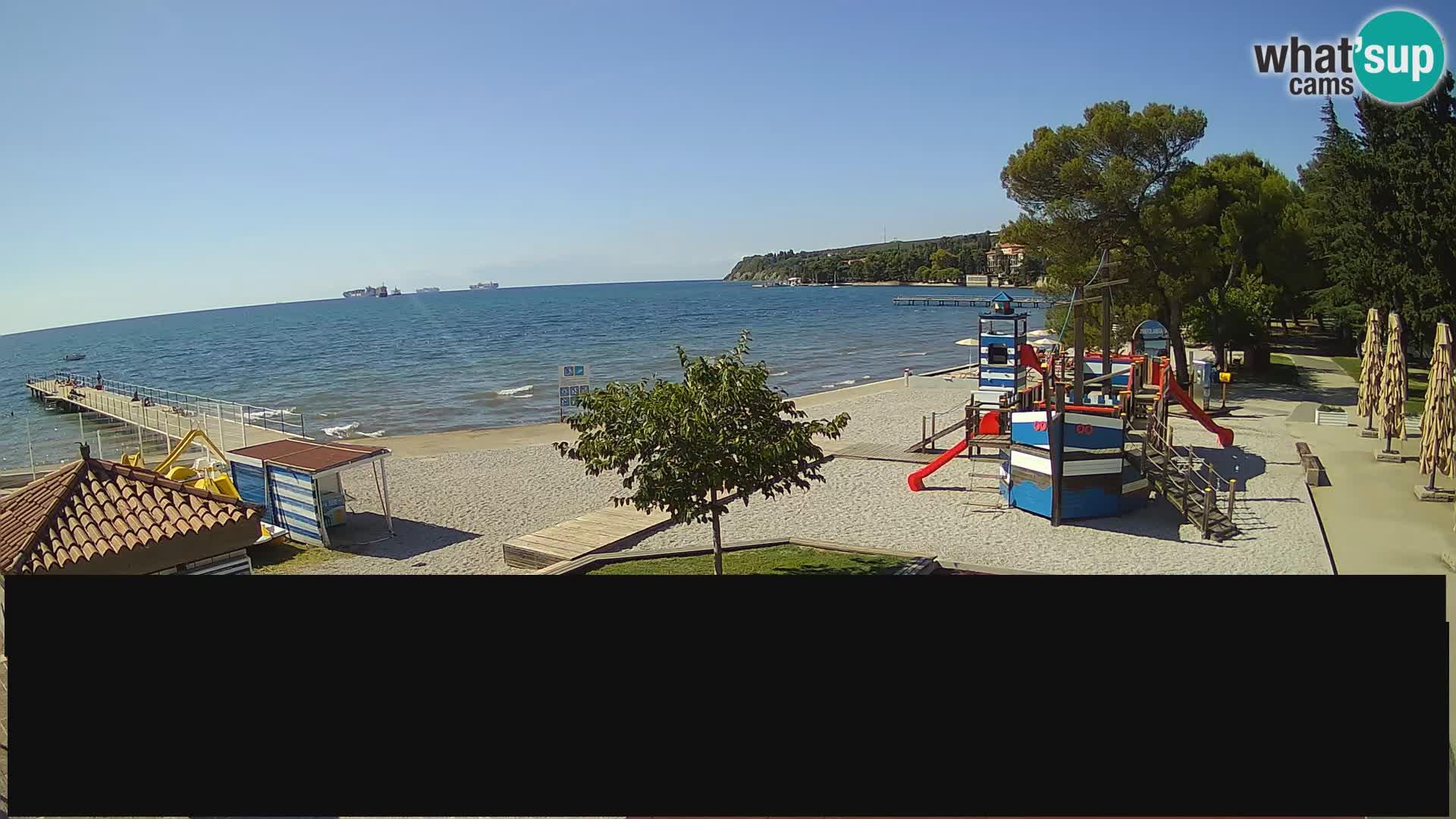 Web kamera uživo Ankaran – Adria Ankaran Hotel & Resort – Slovenija