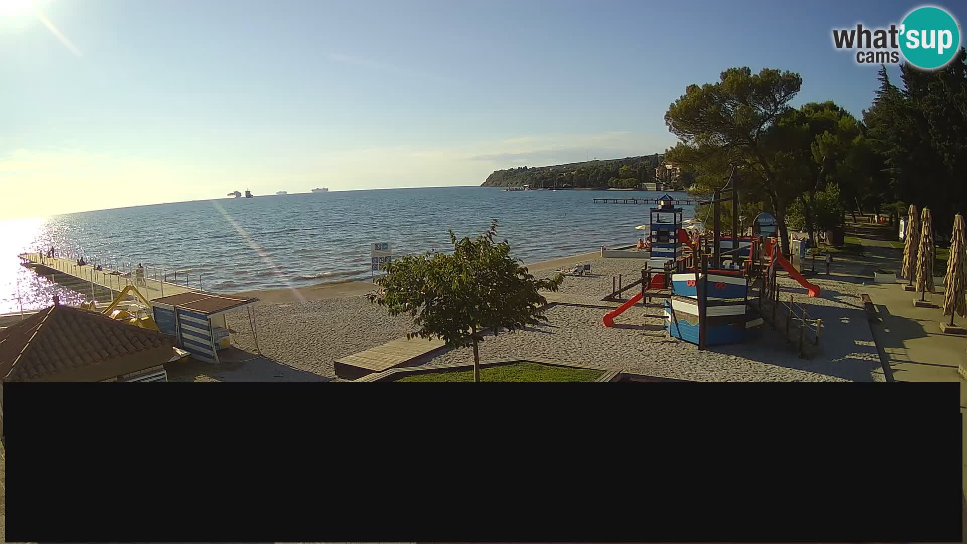 Web kamera uživo Ankaran – Adria Ankaran Hotel & Resort – Slovenija