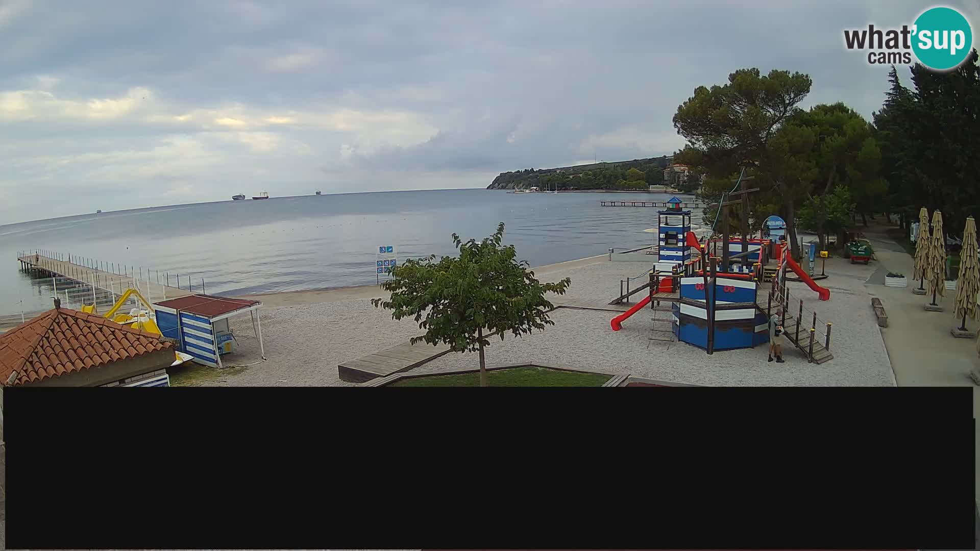 Cámara web en vivo Ankaran – Adria Ankaran Hotel & Resort – Eslovenia
