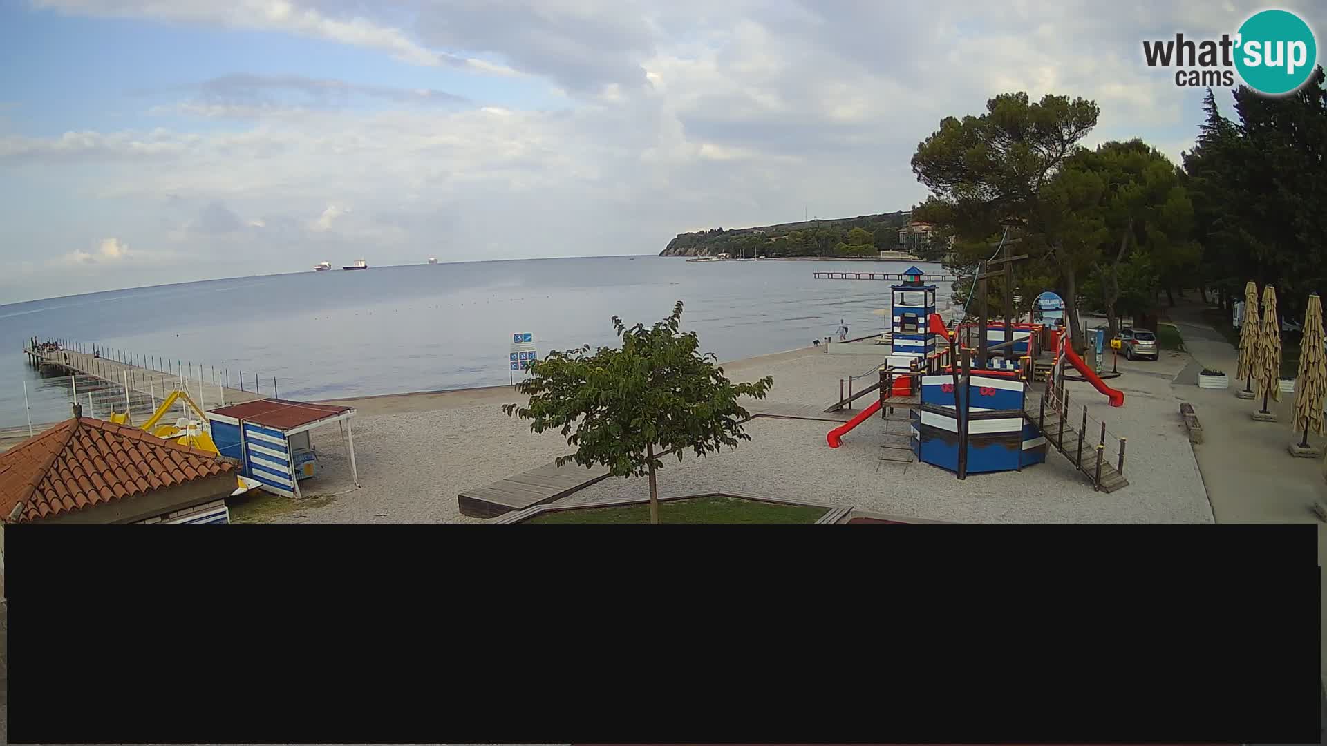 Live webcam Ankaran – Adria Ankaran Hotel & Resort – Slovenia