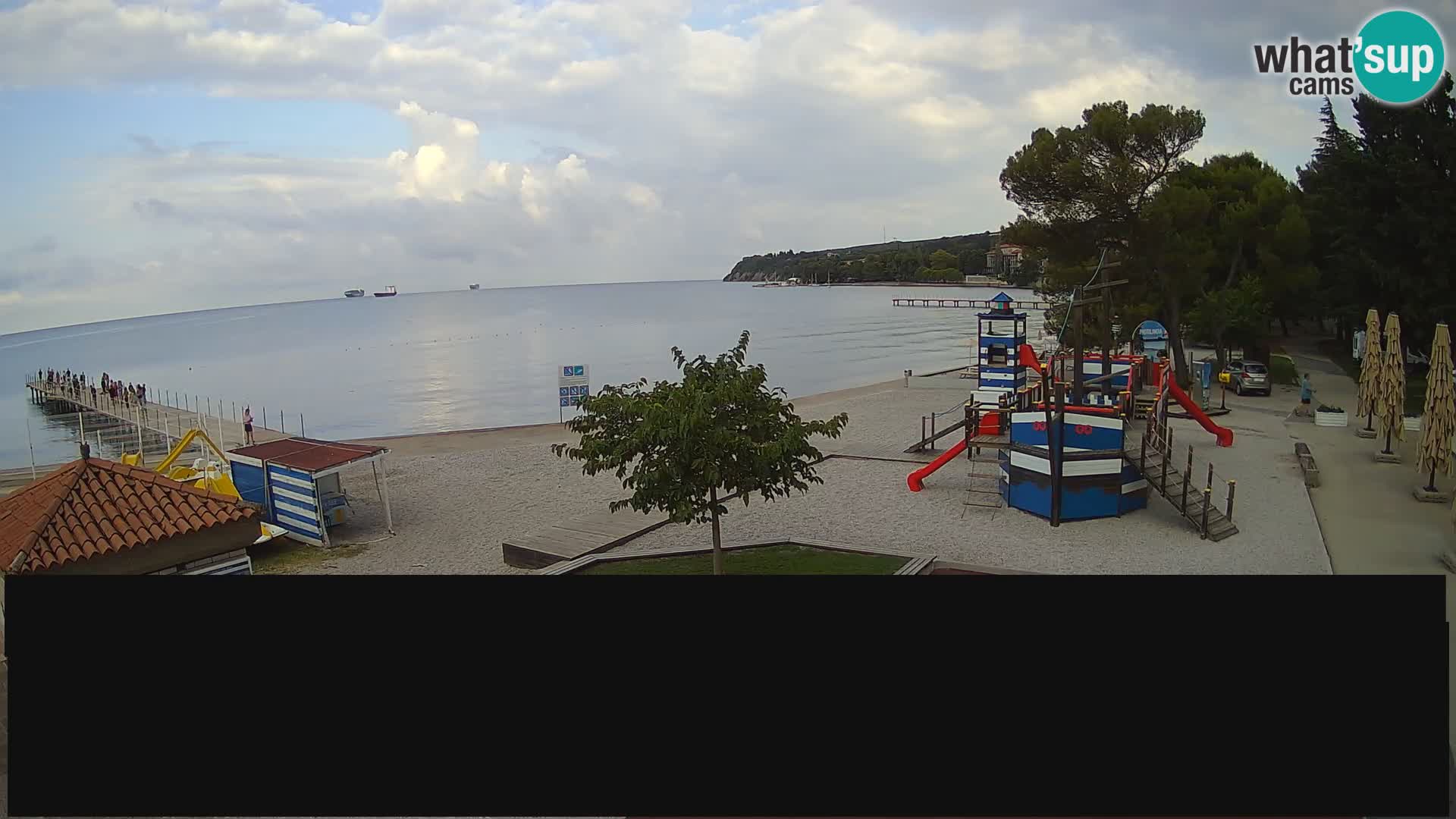 Live webcam Ankaran – Adria Ankaran Hotel & Resort – Slovenia