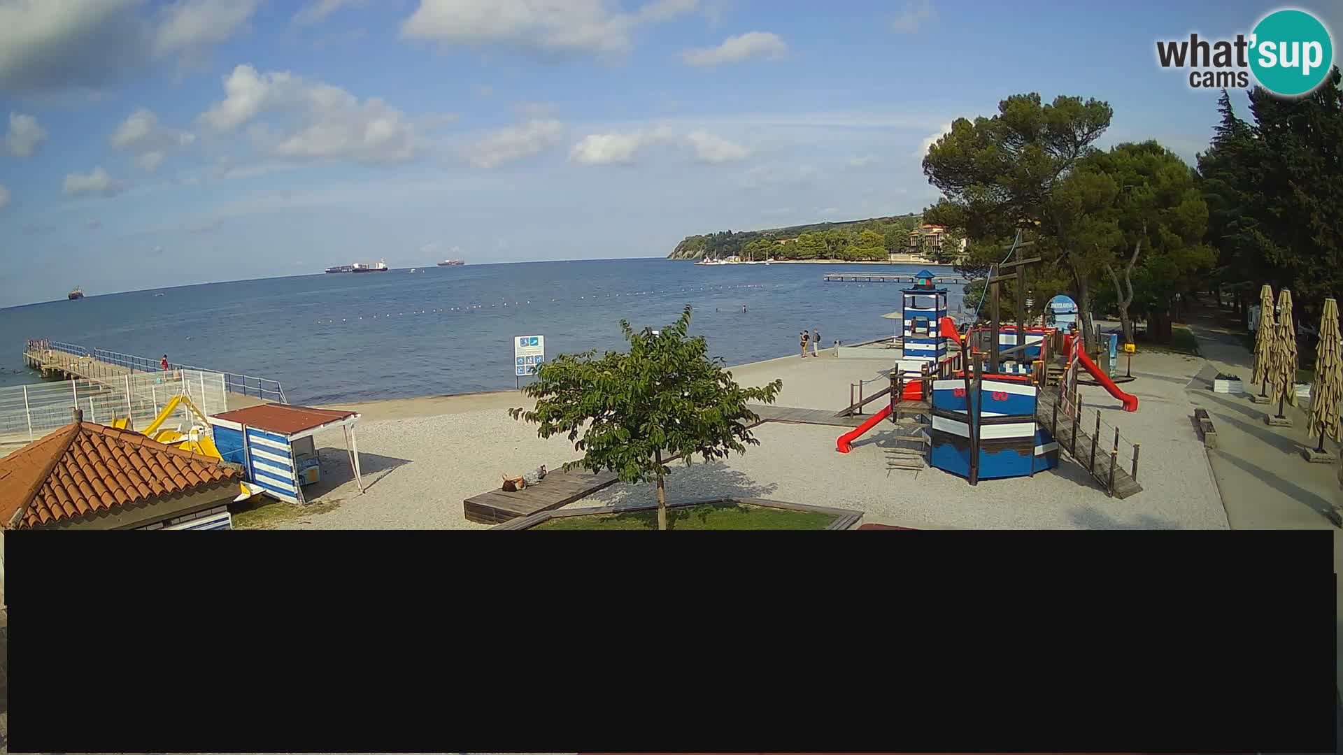 Live webcam Ankarano – Adria Ankaran Hotel & Resort – Slovenia