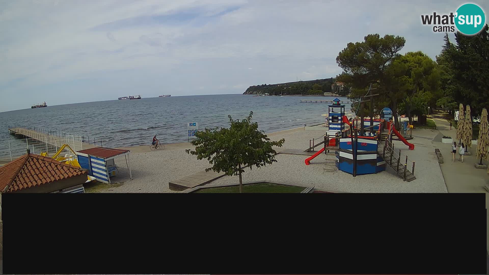 Webcam en direct Ankaran – Adria Ankaran Hotel & Resort – Slovénie