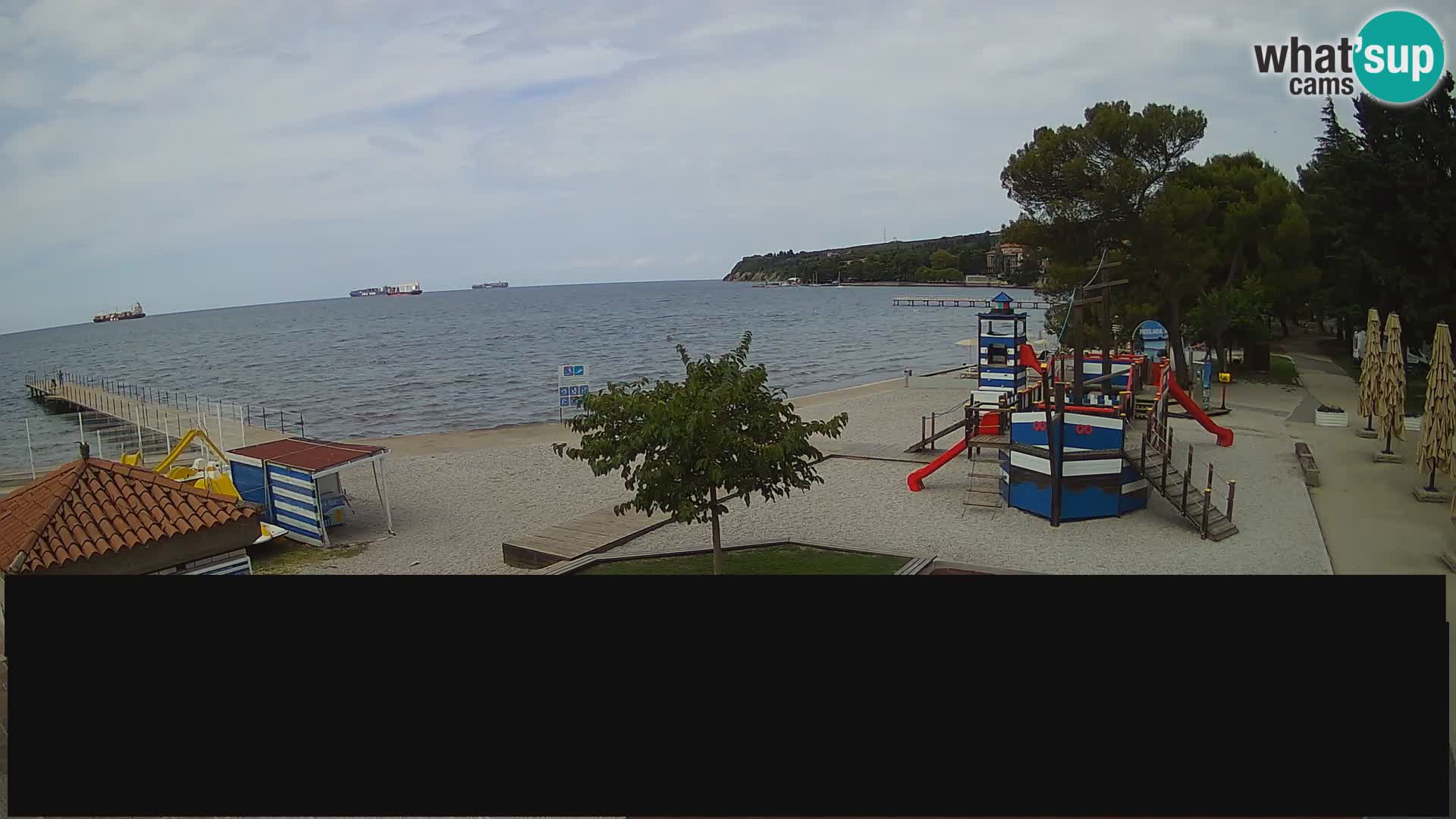 Webcam en direct Ankaran – Adria Ankaran Hotel & Resort – Slovénie