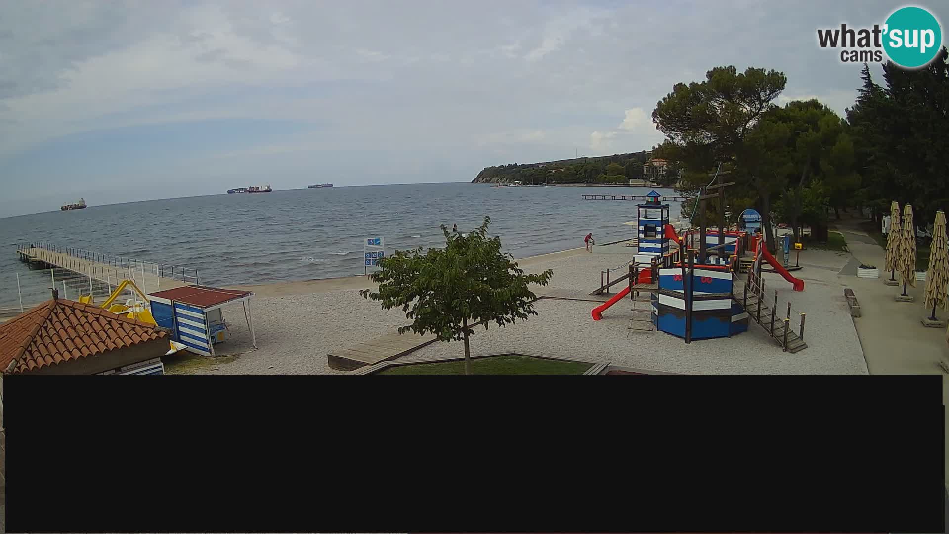 Live webcam Ankarano – Adria Ankaran Hotel & Resort – Slovenia