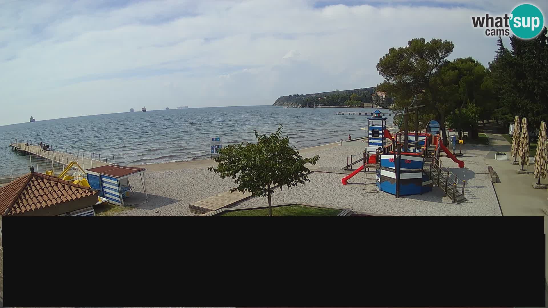 Live webcam Ankaran – Adria Ankaran Hotel & Resort – Slovenia