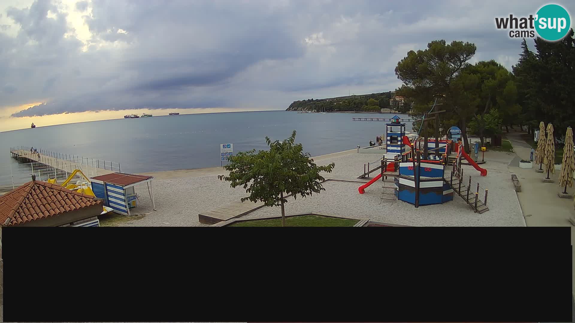 Web kamera uživo Ankaran – Adria Ankaran Hotel & Resort – Slovenija