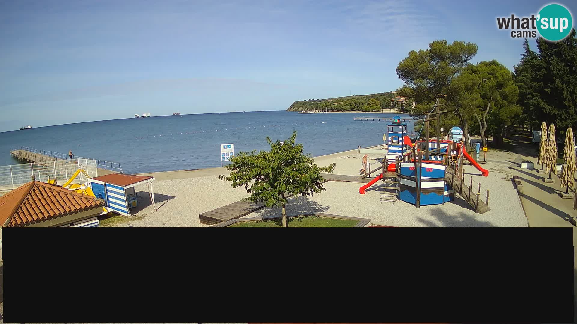 Web kamera uživo Ankaran – Adria Ankaran Hotel & Resort – Slovenija