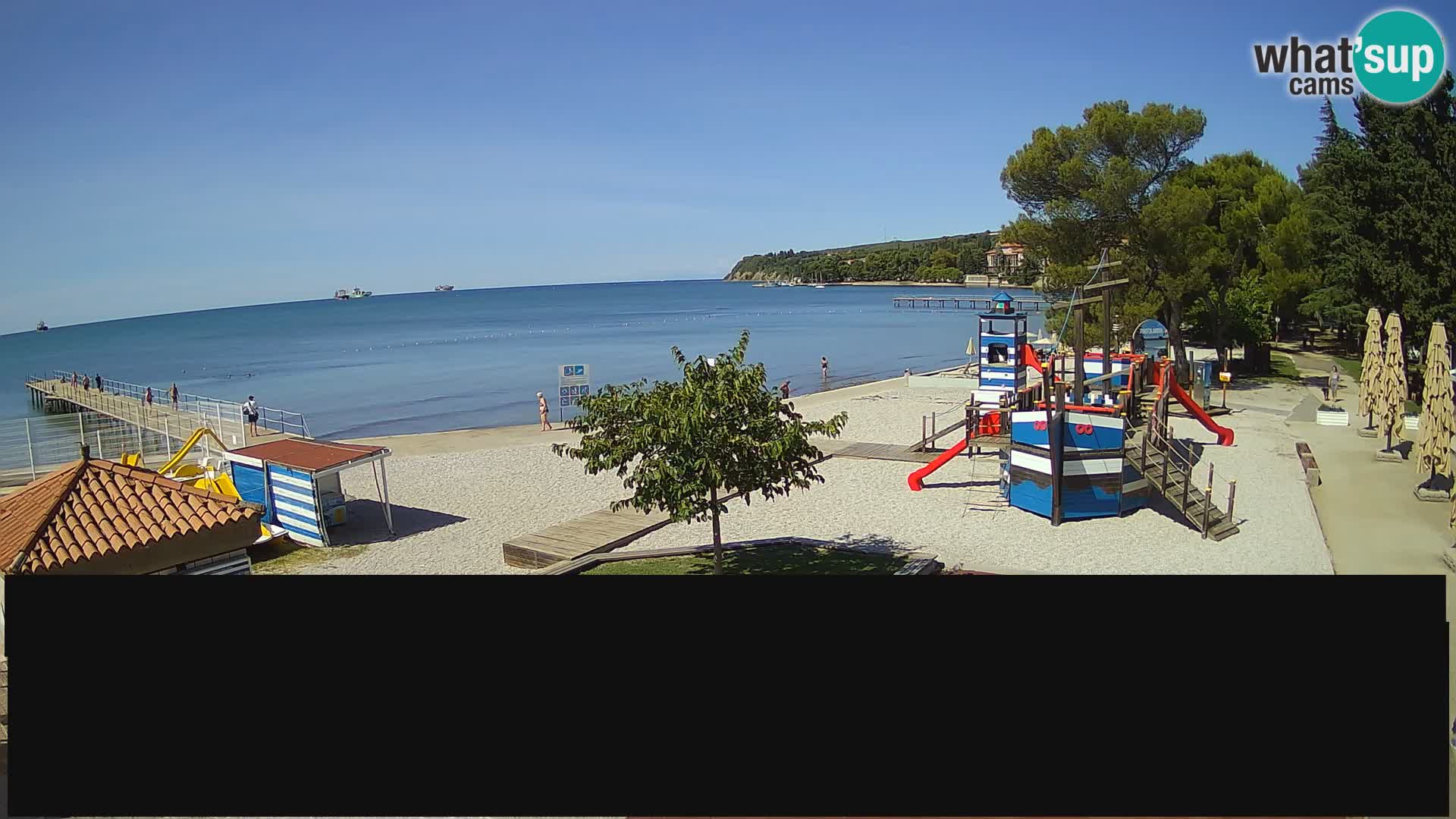Live webcam Ankaran – Adria Ankaran Hotel & Resort – Slovenia
