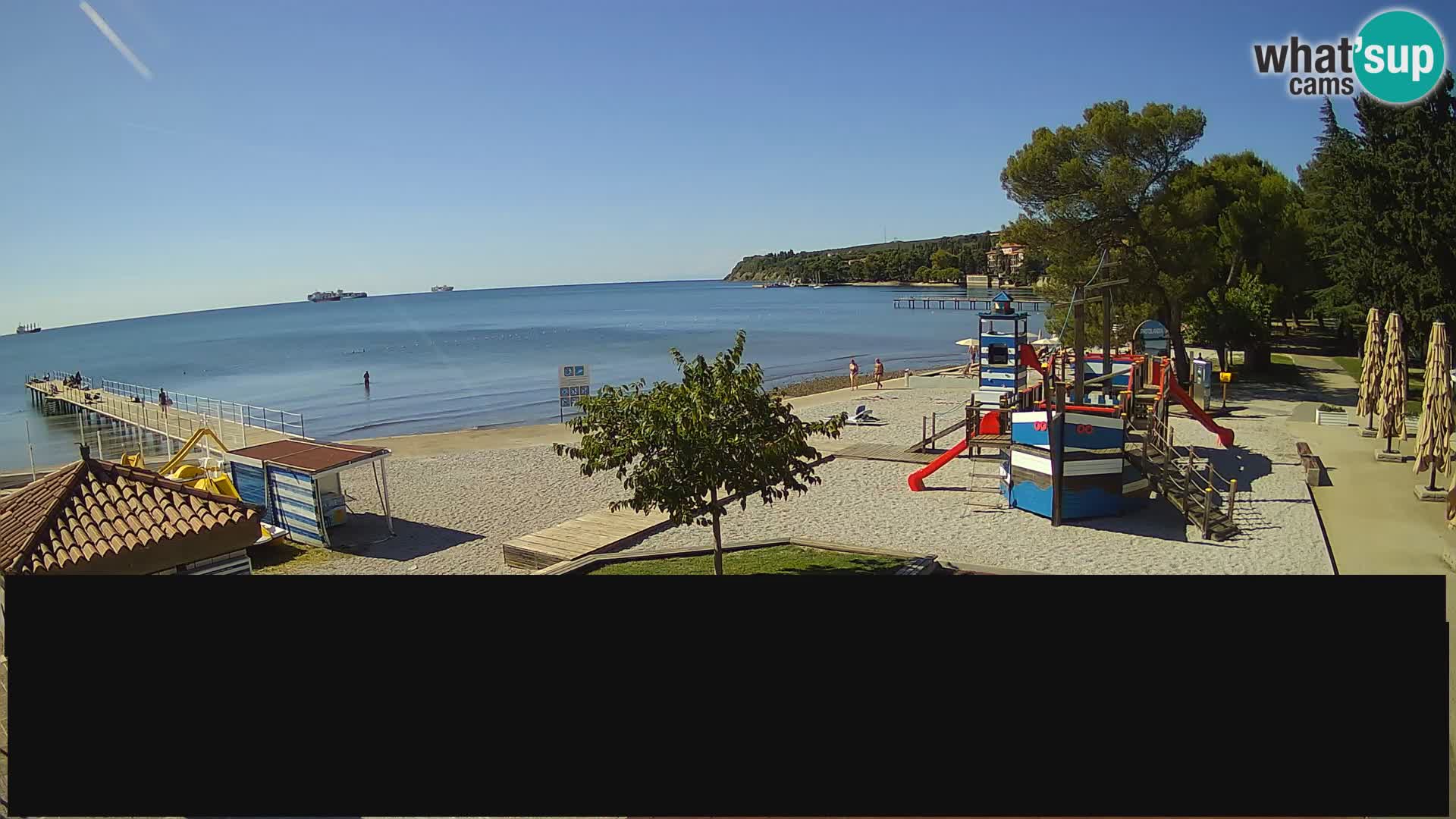 Cámara web en vivo Ankaran – Adria Ankaran Hotel & Resort – Eslovenia