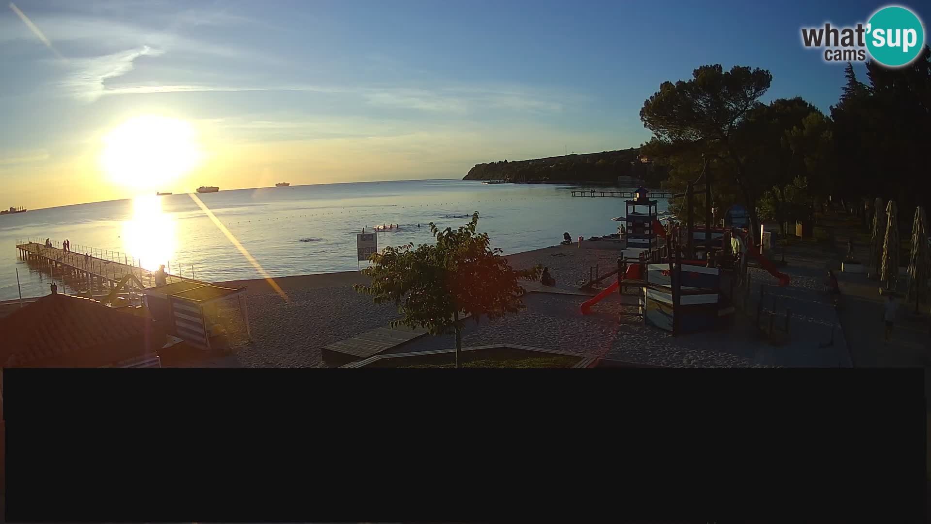 Live webcam Ankaran – Adria Ankaran Hotel & Resort – Slovenia