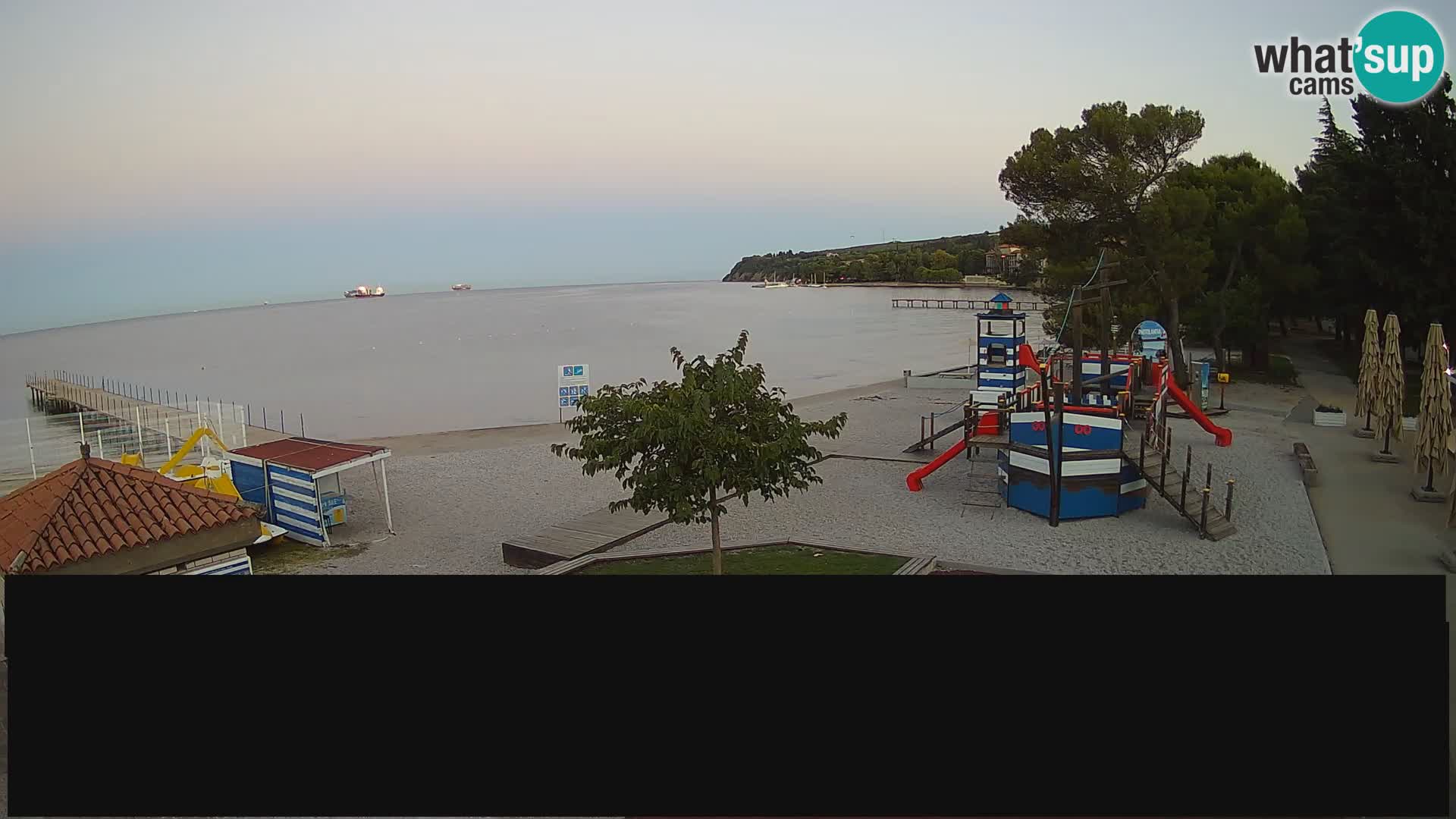Live webcam Ankaran – Adria Ankaran Hotel & Resort – Slovenia