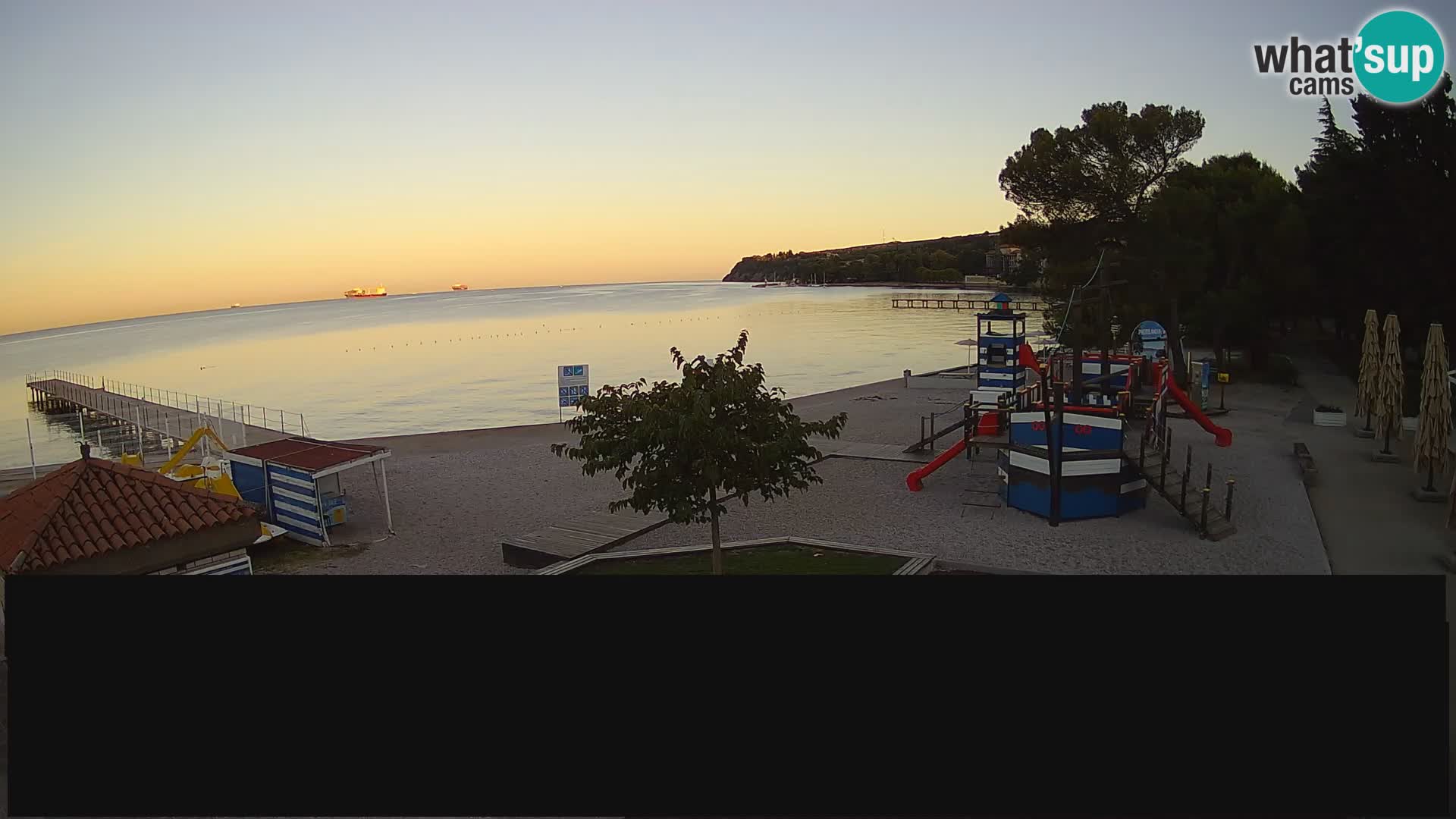 Cámara web en vivo Ankaran – Adria Ankaran Hotel & Resort – Eslovenia