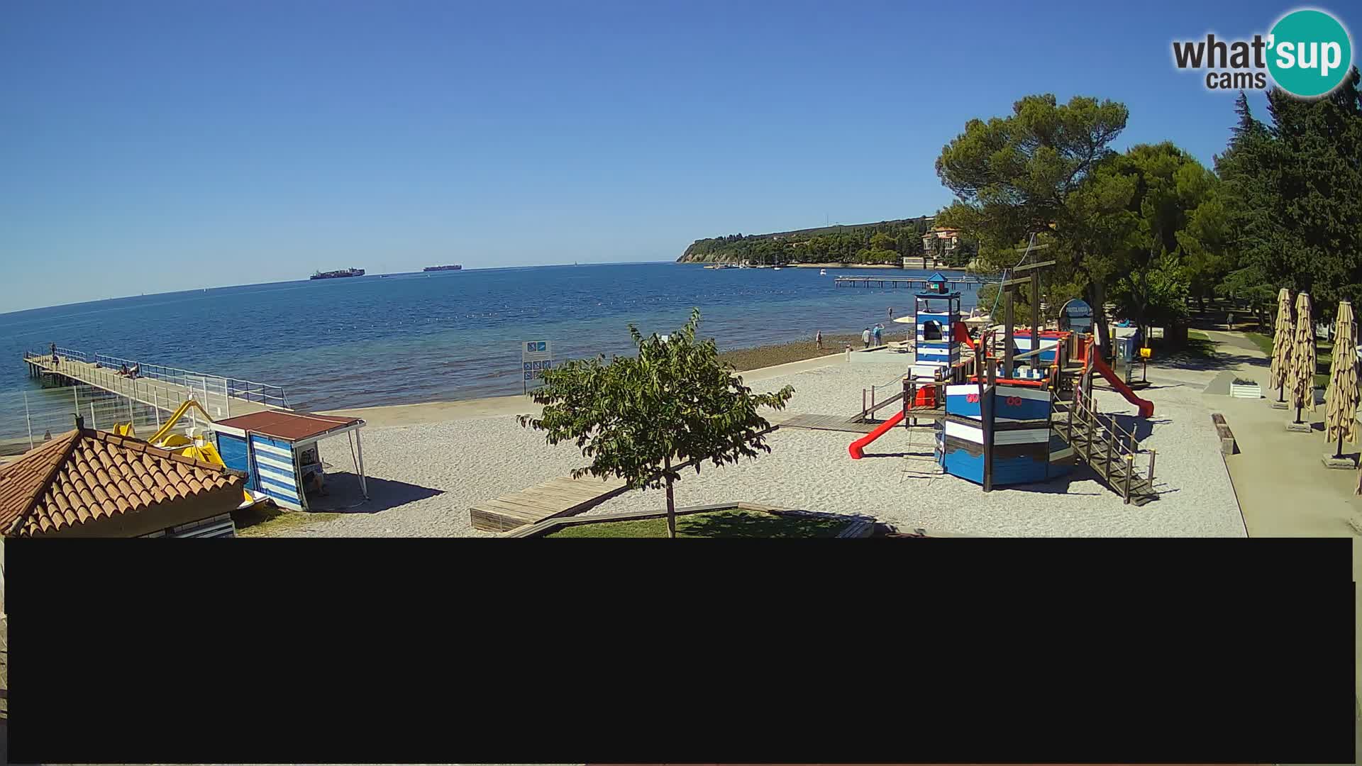 Cámara web en vivo Ankaran – Adria Ankaran Hotel & Resort – Eslovenia