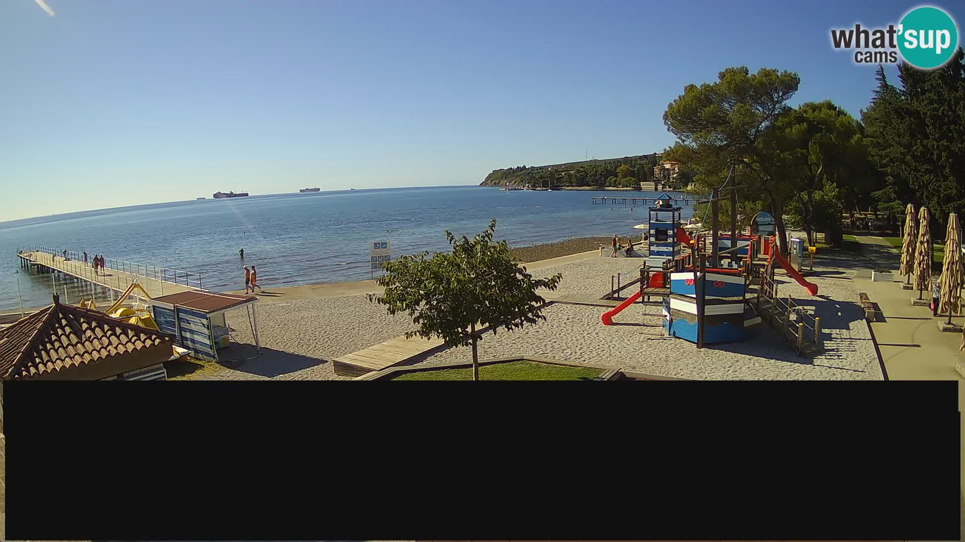 Cámara web en vivo Ankaran – Adria Ankaran Hotel & Resort – Eslovenia