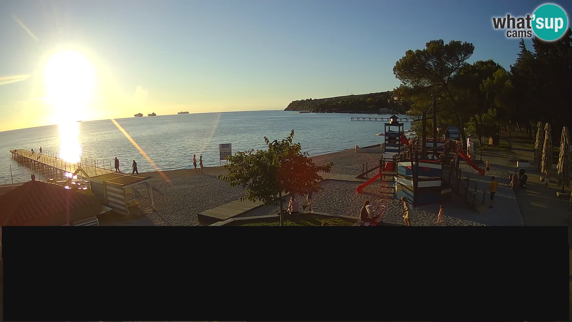 Live webcam Ankaran – Adria Ankaran Hotel & Resort – Slovenia