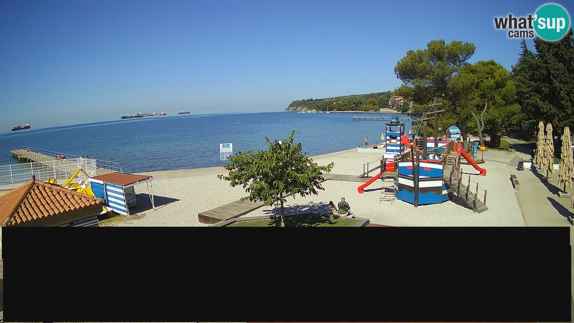 Webcam en direct Ankaran – Adria Ankaran Hotel & Resort – Slovénie