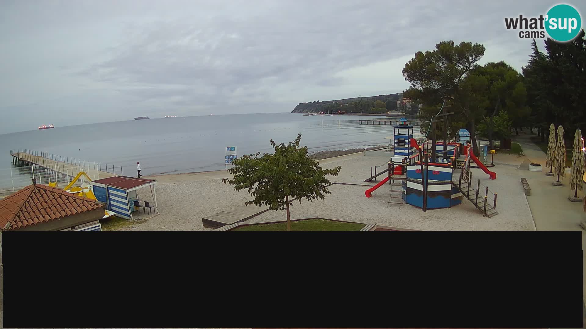 Live webcam Ankaran – Adria Ankaran Hotel & Resort – Slovenia