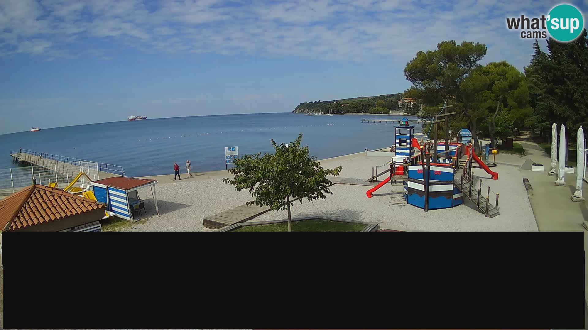 Live webcam Ankaran – Adria Ankaran Hotel & Resort – Slovenia