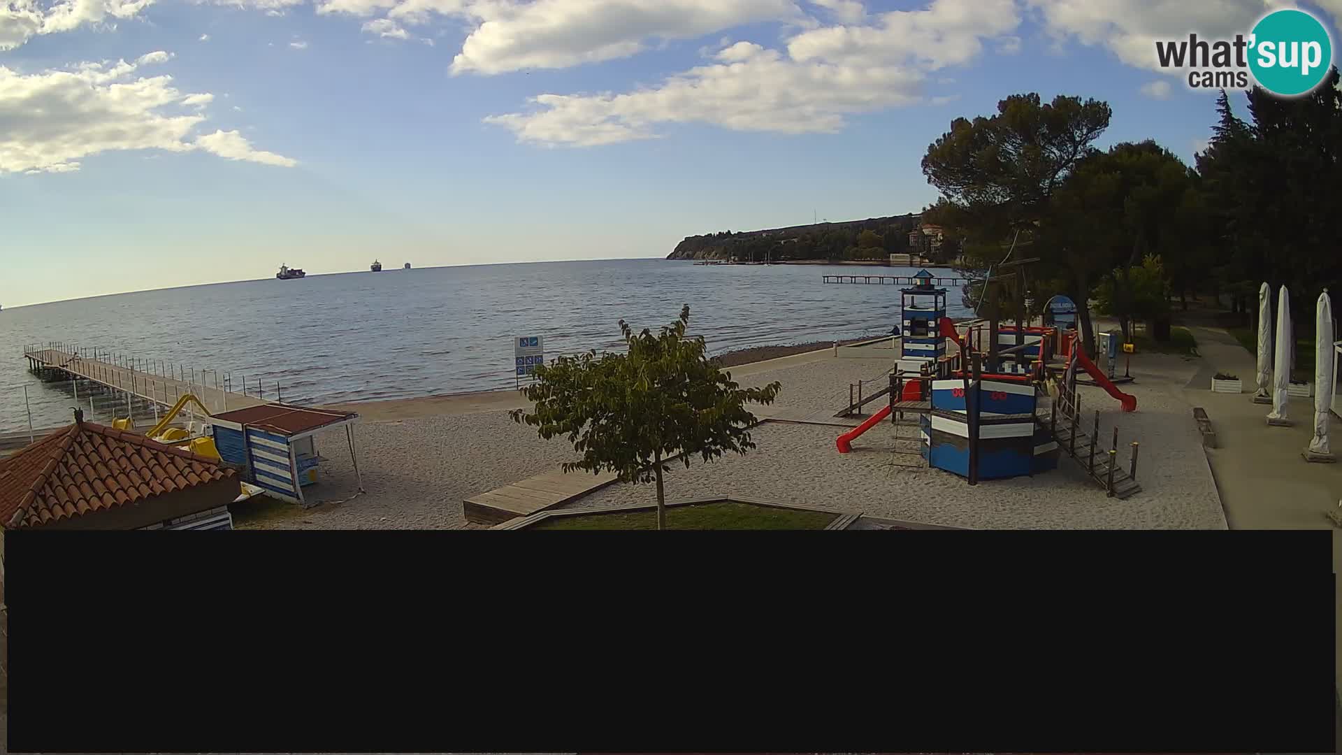 Live webcam Ankaran – Adria Ankaran Hotel & Resort – Slovenia