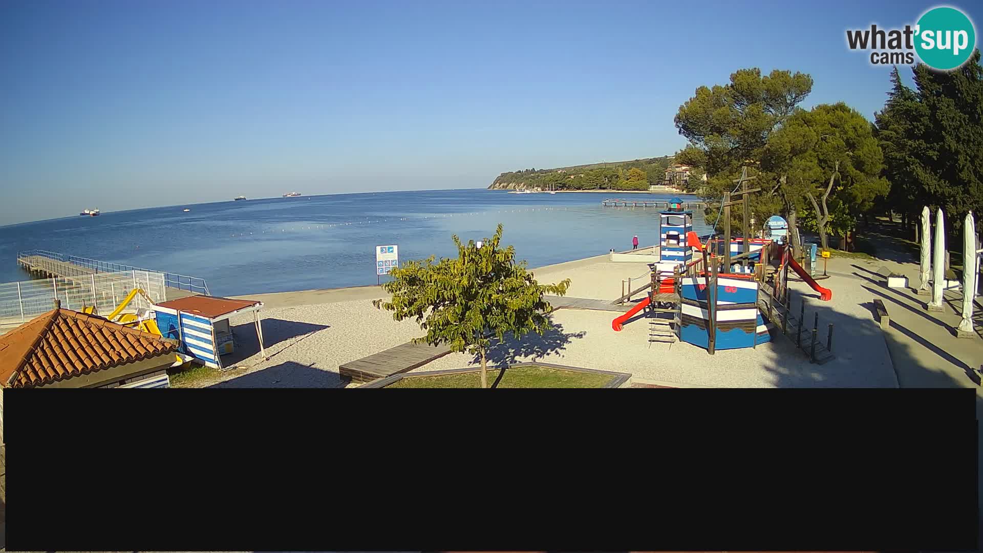 Cámara web en vivo Ankaran – Adria Ankaran Hotel & Resort – Eslovenia