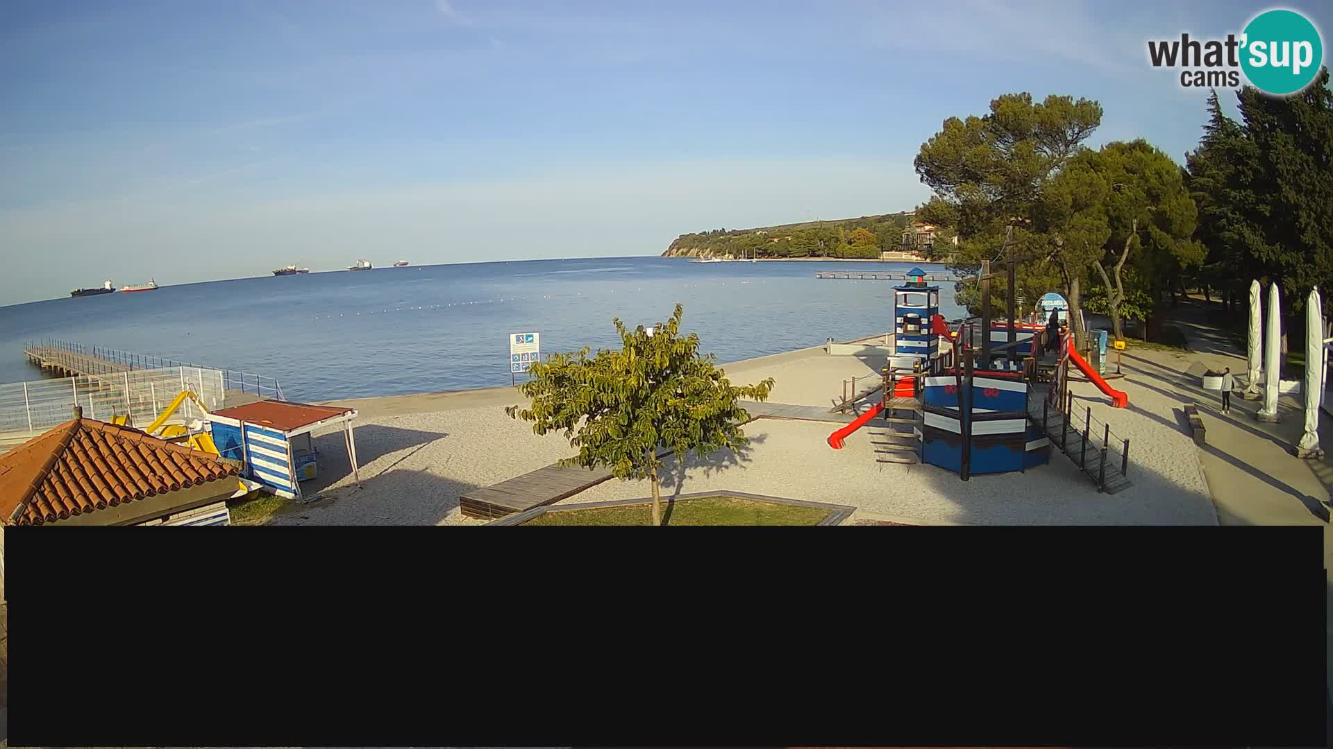 Cámara web en vivo Ankaran – Adria Ankaran Hotel & Resort – Eslovenia