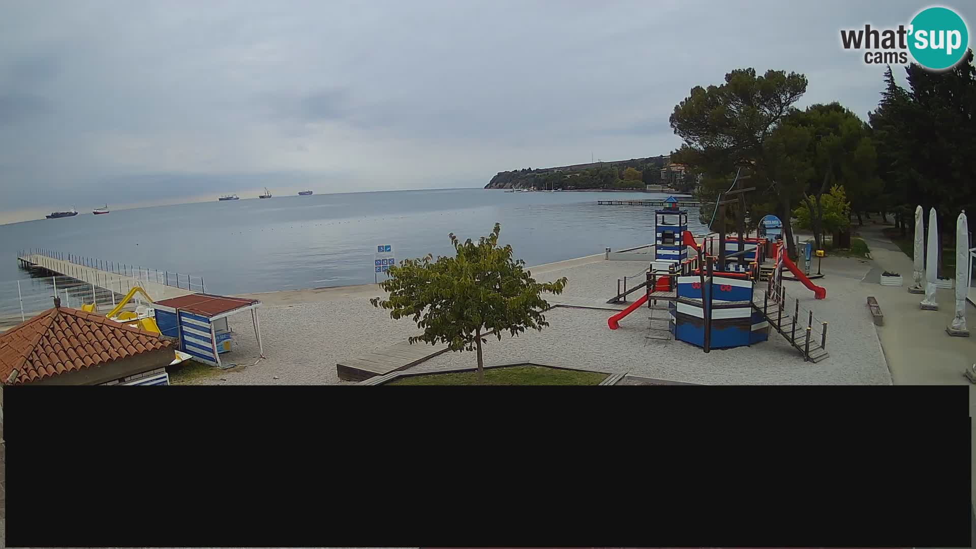 Live webcam Ankaran – Adria Ankaran Hotel & Resort – Slovenia