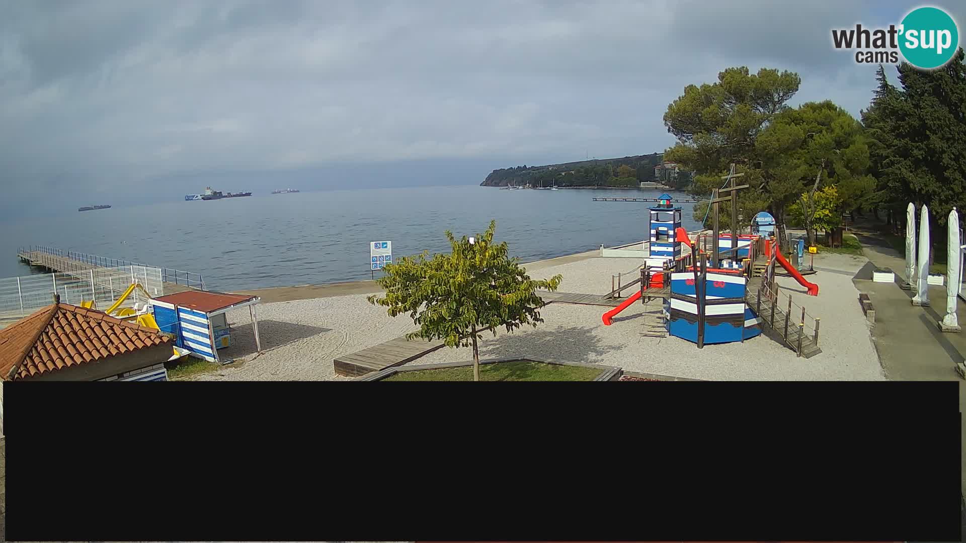 Web kamera uživo Ankaran – Adria Ankaran Hotel & Resort – Slovenija