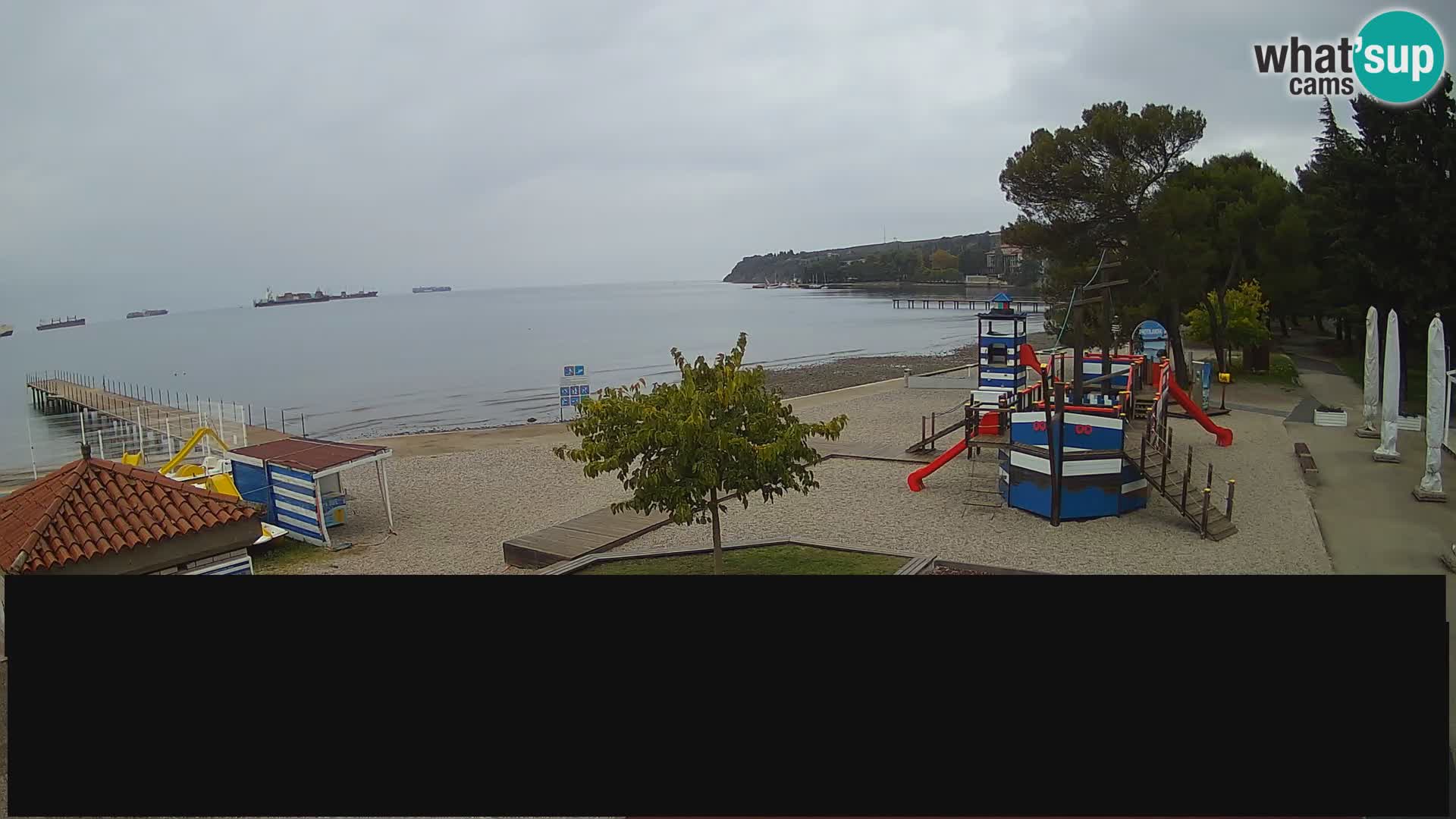 Cámara web en vivo Ankaran – Adria Ankaran Hotel & Resort – Eslovenia