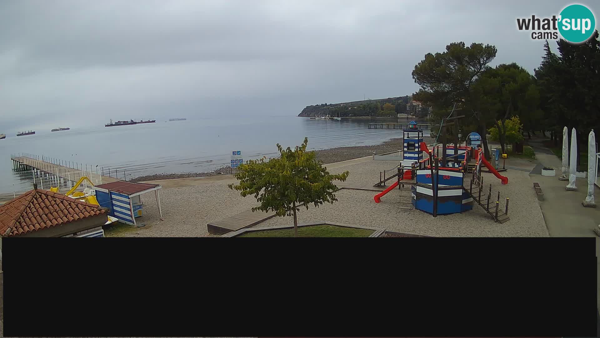 Cámara web en vivo Ankaran – Adria Ankaran Hotel & Resort – Eslovenia