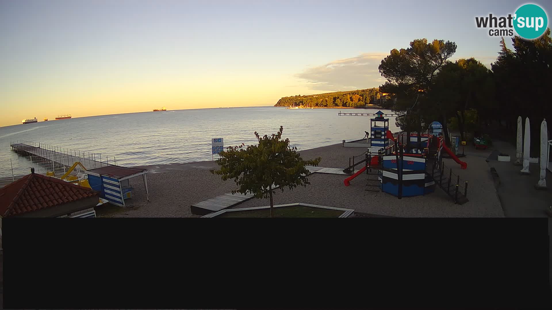 Cámara web en vivo Ankaran – Adria Ankaran Hotel & Resort – Eslovenia
