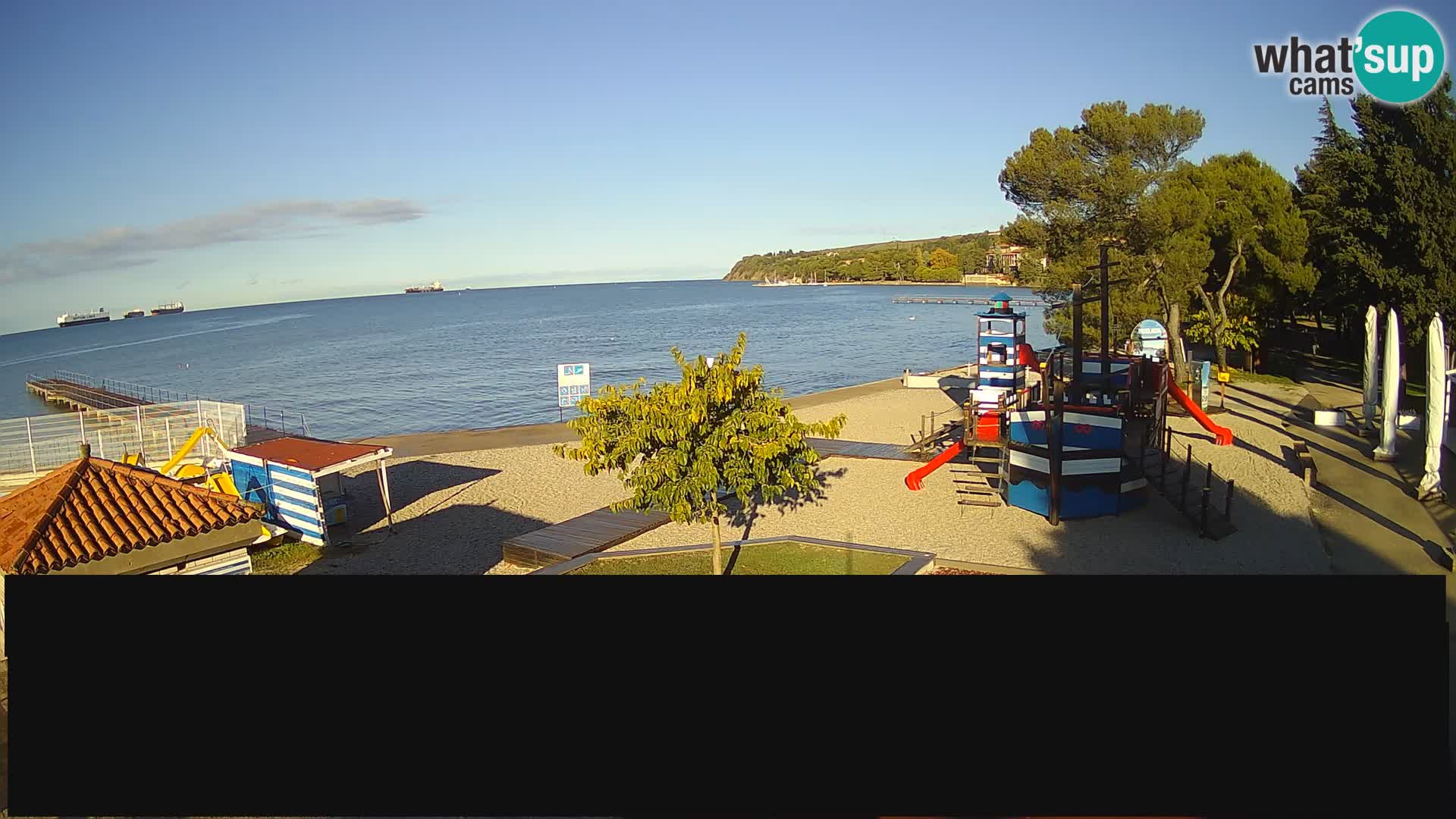 Live webcam Ankaran – Adria Ankaran Hotel & Resort – Slovenia