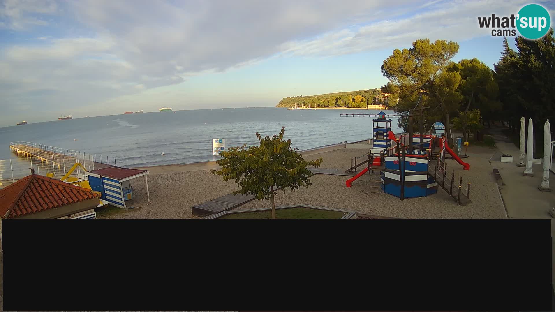 Live webcam Ankaran – Adria Ankaran Hotel & Resort – Slovenia