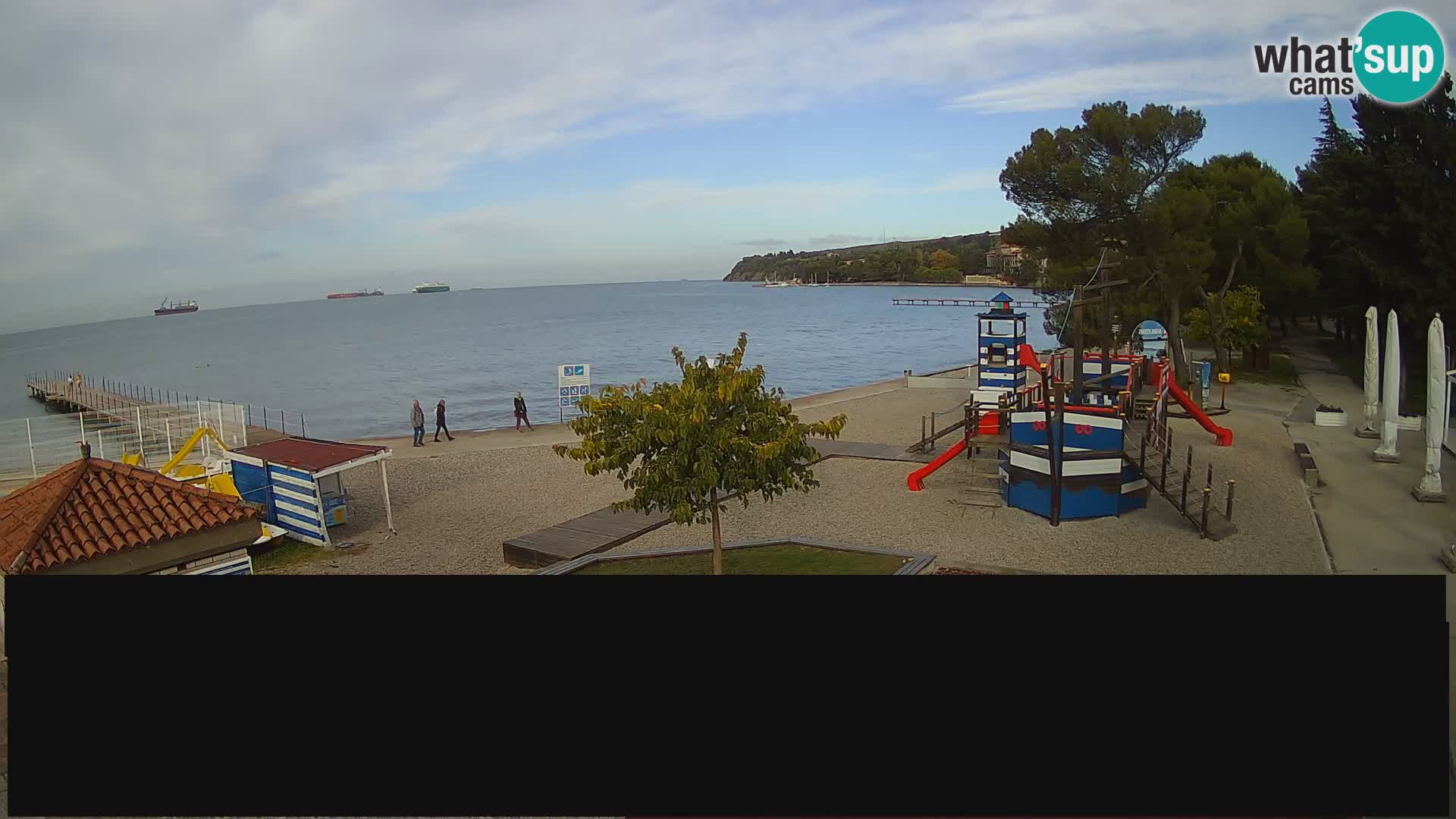 Live webcam Ankaran – Adria Ankaran Hotel & Resort – Slovenia