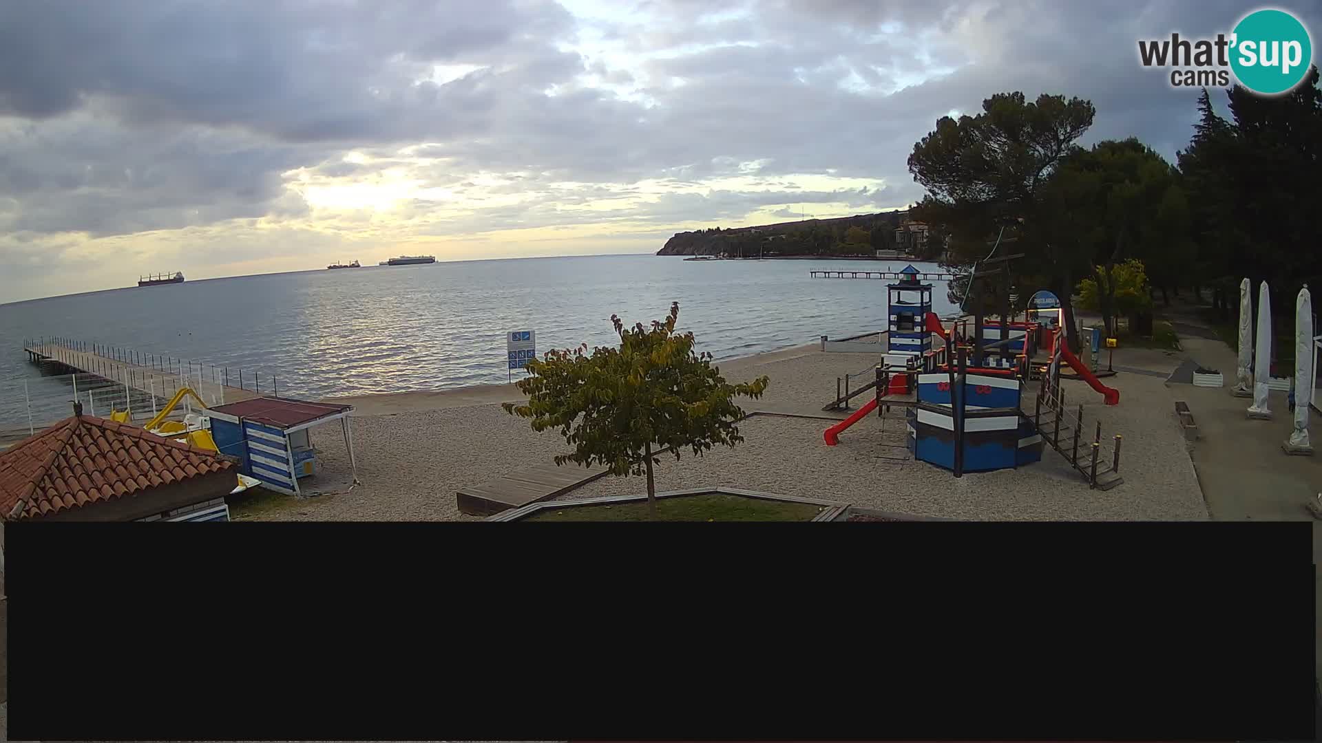 Webcam en direct Ankaran – Adria Ankaran Hotel & Resort – Slovénie