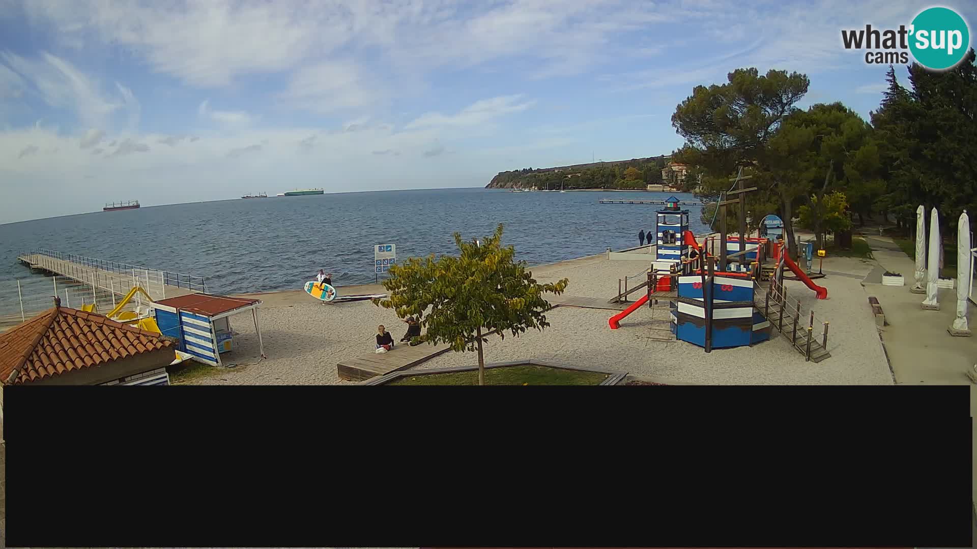 Live webcam Ankaran – Adria Ankaran Hotel & Resort – Slovenia