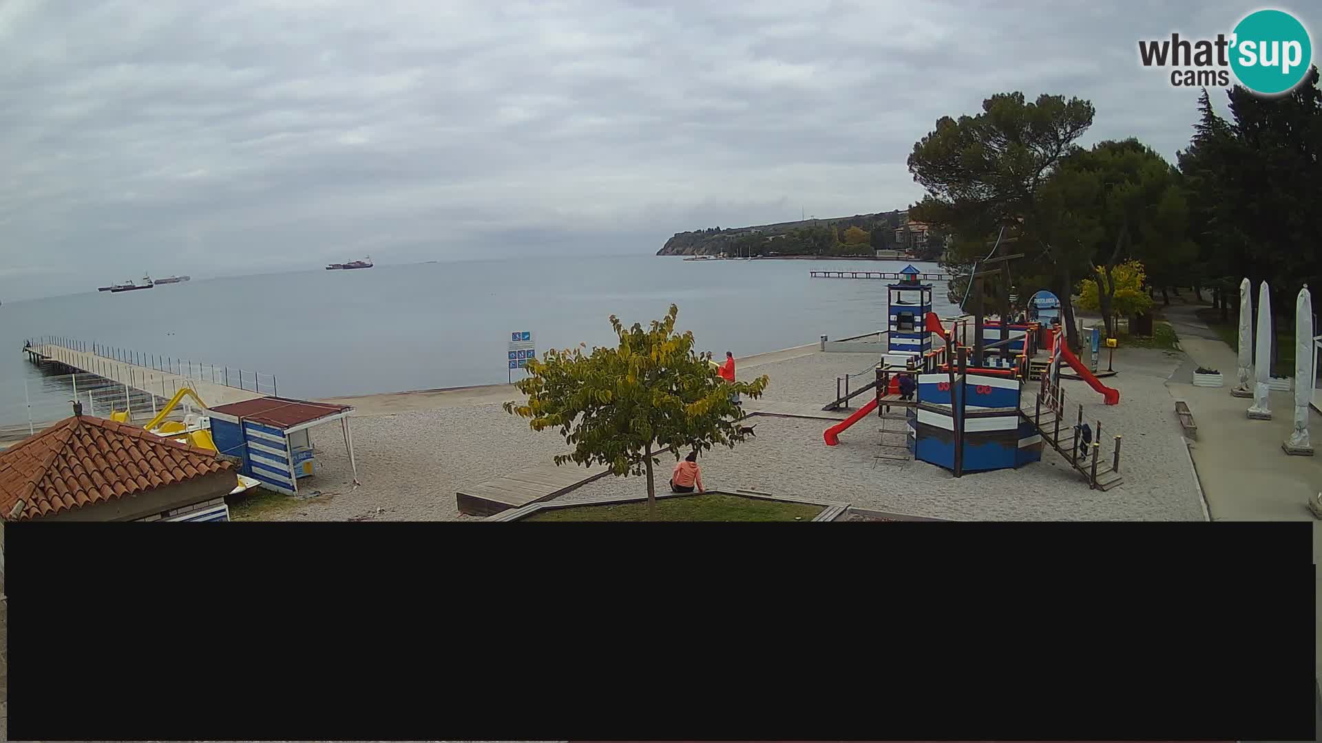 Cámara web en vivo Ankaran – Adria Ankaran Hotel & Resort – Eslovenia