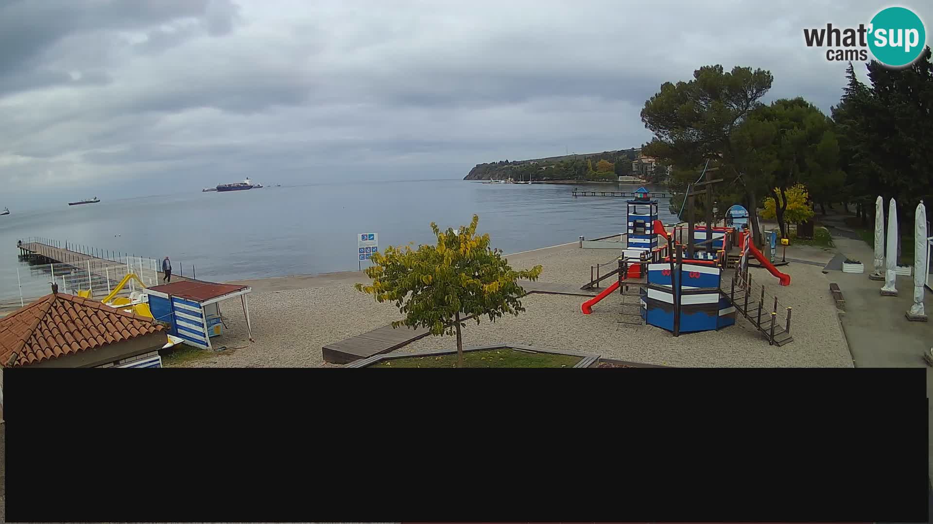 Cámara web en vivo Ankaran – Adria Ankaran Hotel & Resort – Eslovenia