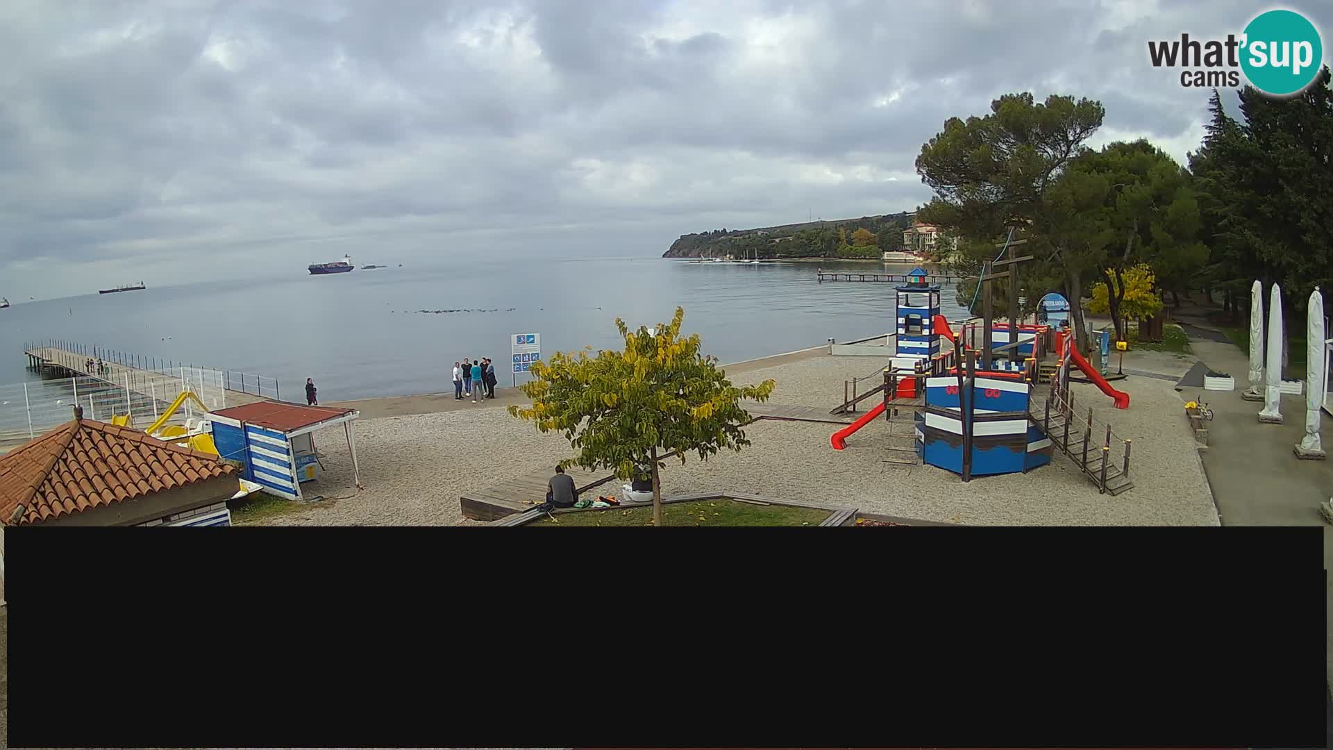 Live webcam Ankaran – Adria Ankaran Hotel & Resort – Slovenia