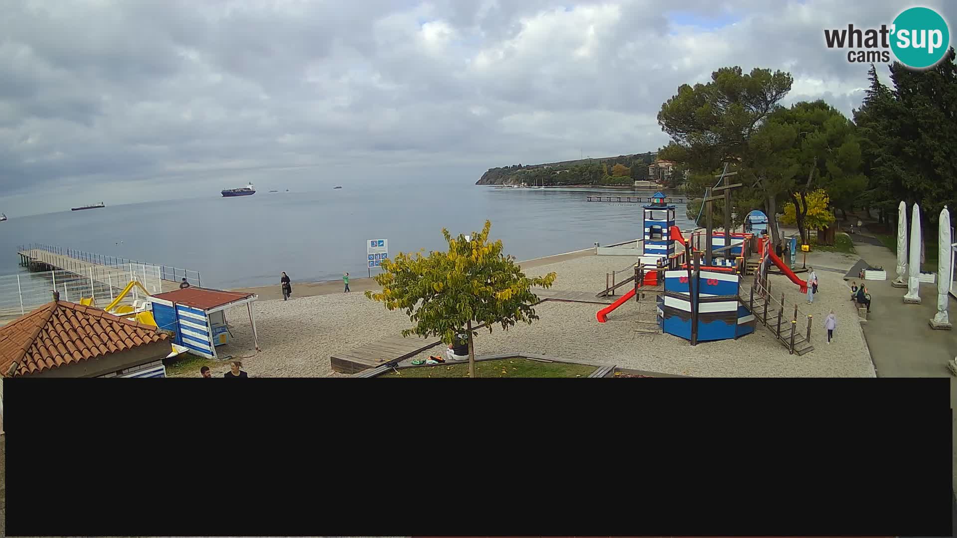 Cámara web en vivo Ankaran – Adria Ankaran Hotel & Resort – Eslovenia