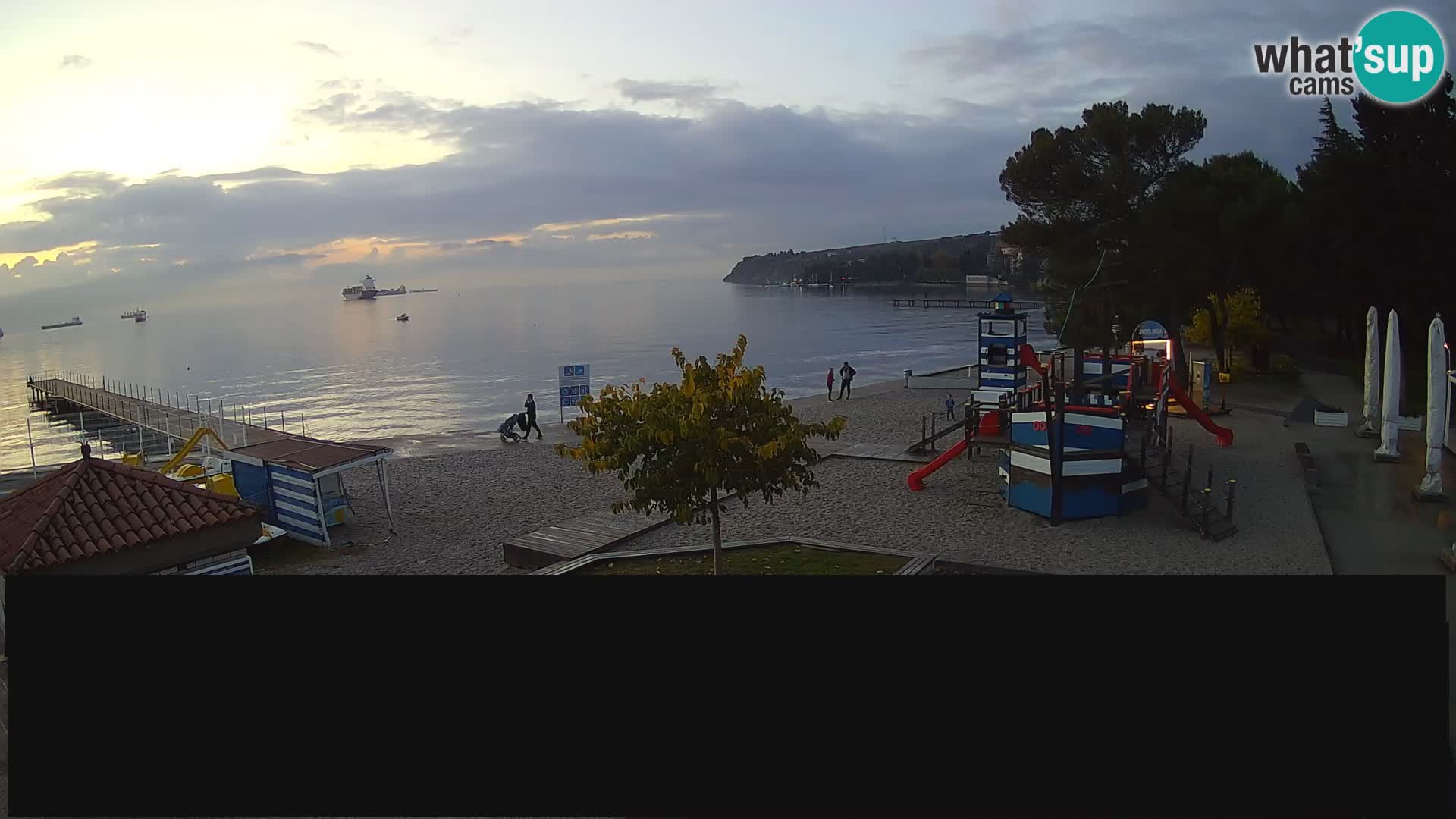 Cámara web en vivo Ankaran – Adria Ankaran Hotel & Resort – Eslovenia