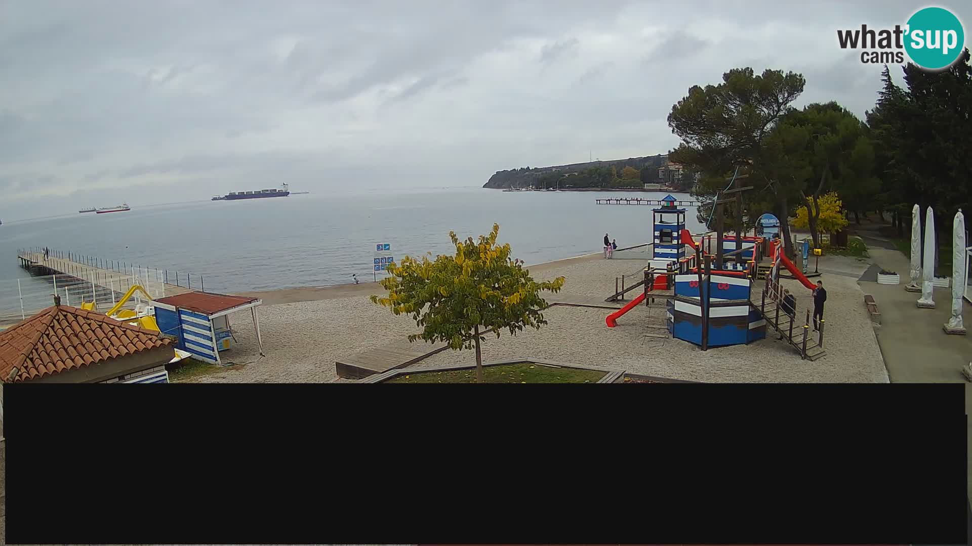 Web kamera uživo Ankaran – Adria Ankaran Hotel & Resort – Slovenija