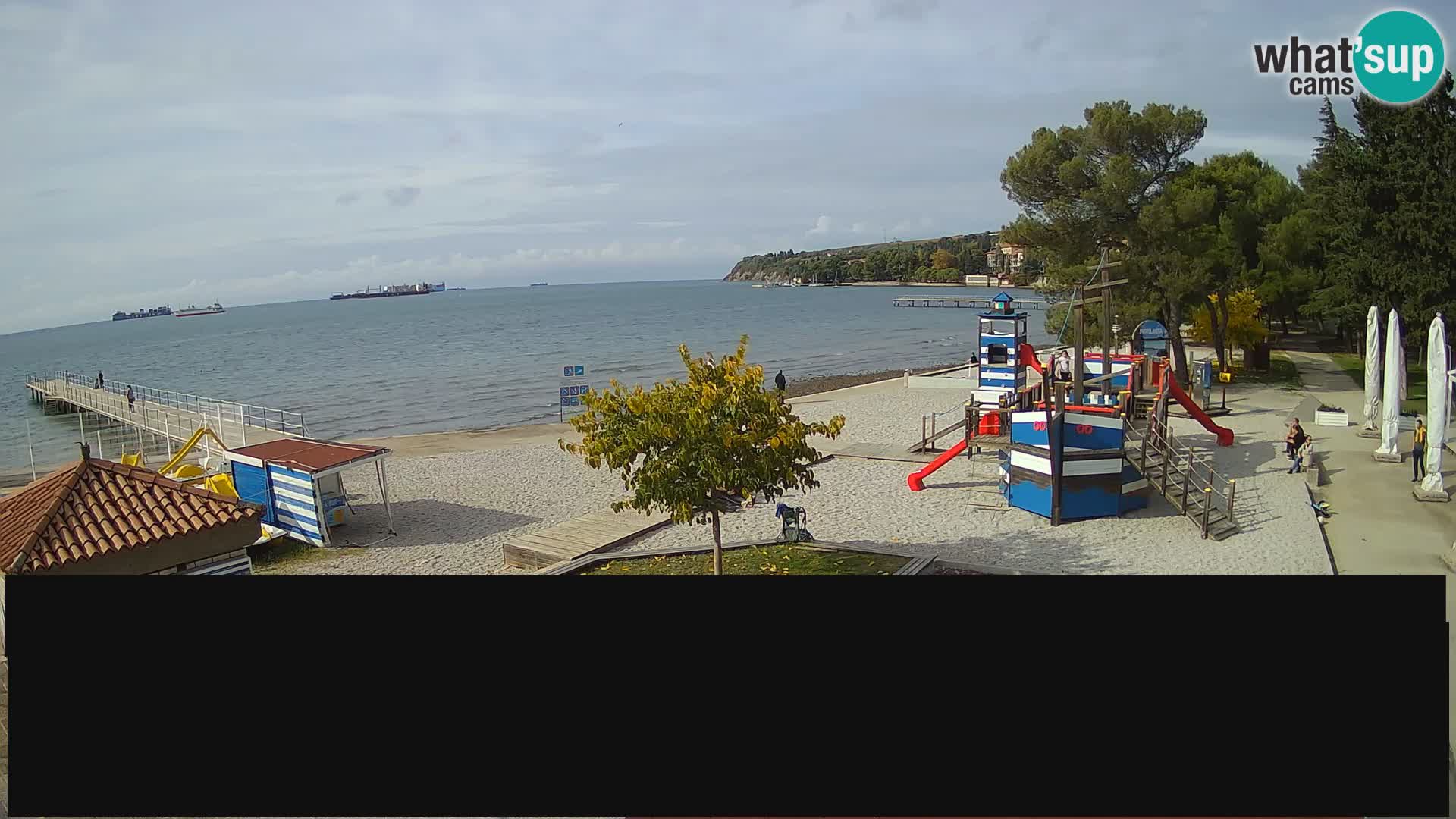 Web kamera uživo Ankaran – Adria Ankaran Hotel & Resort – Slovenija