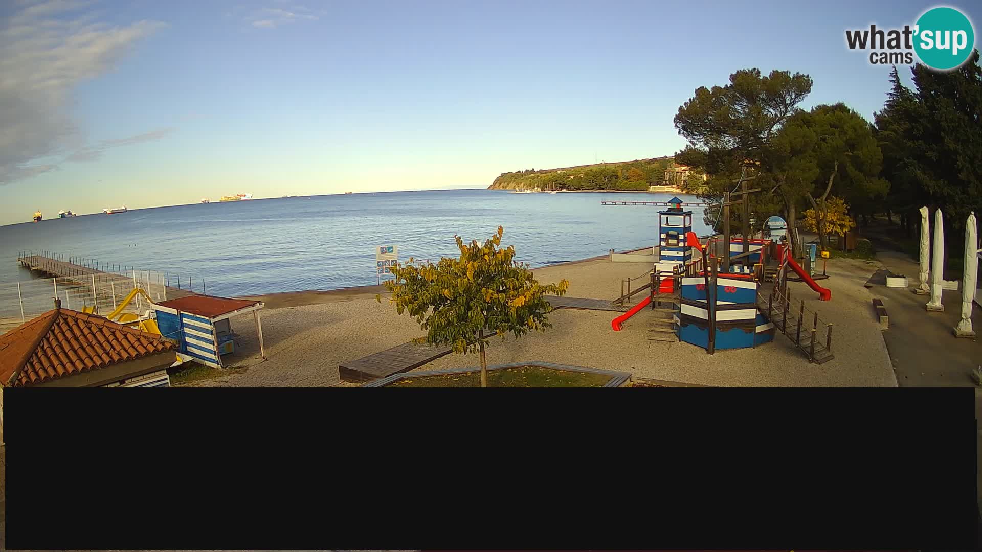 Cámara web en vivo Ankaran – Adria Ankaran Hotel & Resort – Eslovenia