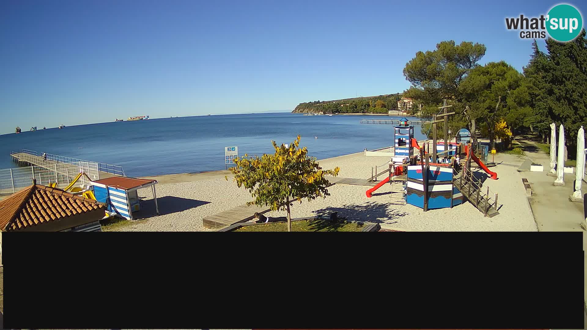 Live webcam Ankaran – Adria Ankaran Hotel & Resort – Slovenia