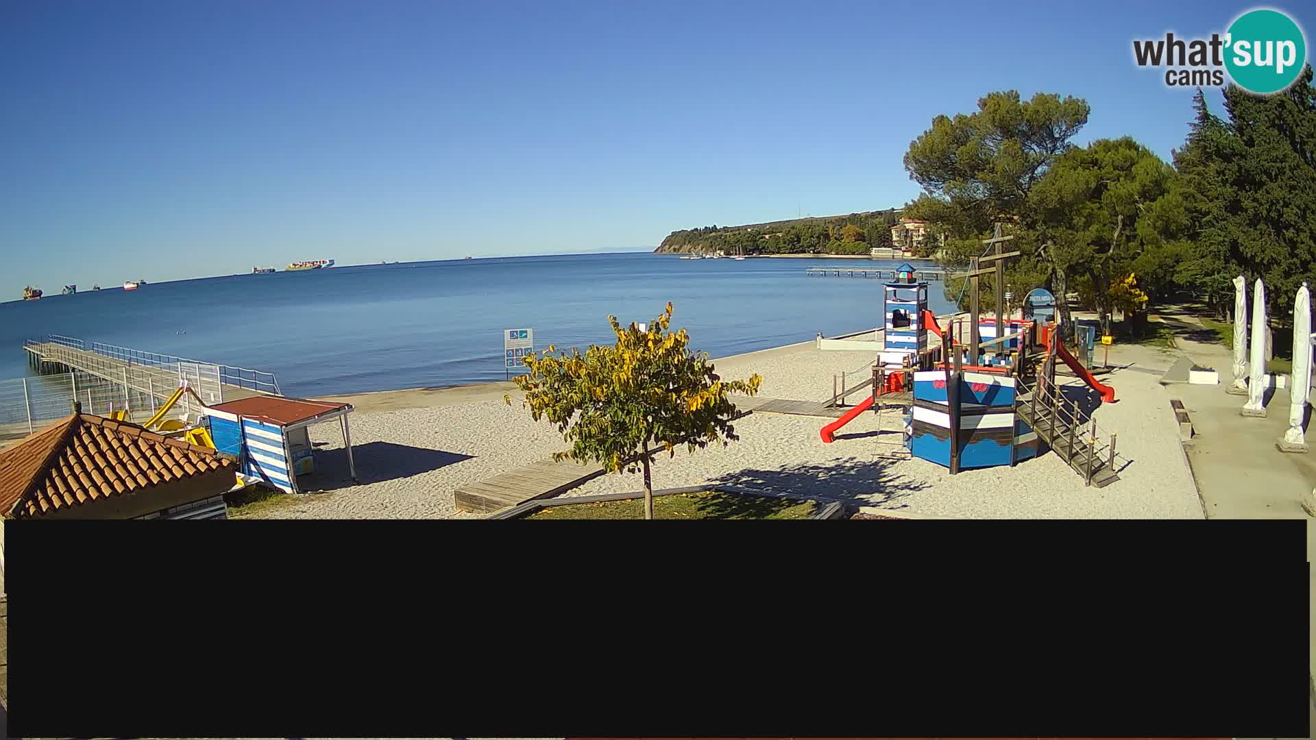 Cámara web en vivo Ankaran – Adria Ankaran Hotel & Resort – Eslovenia