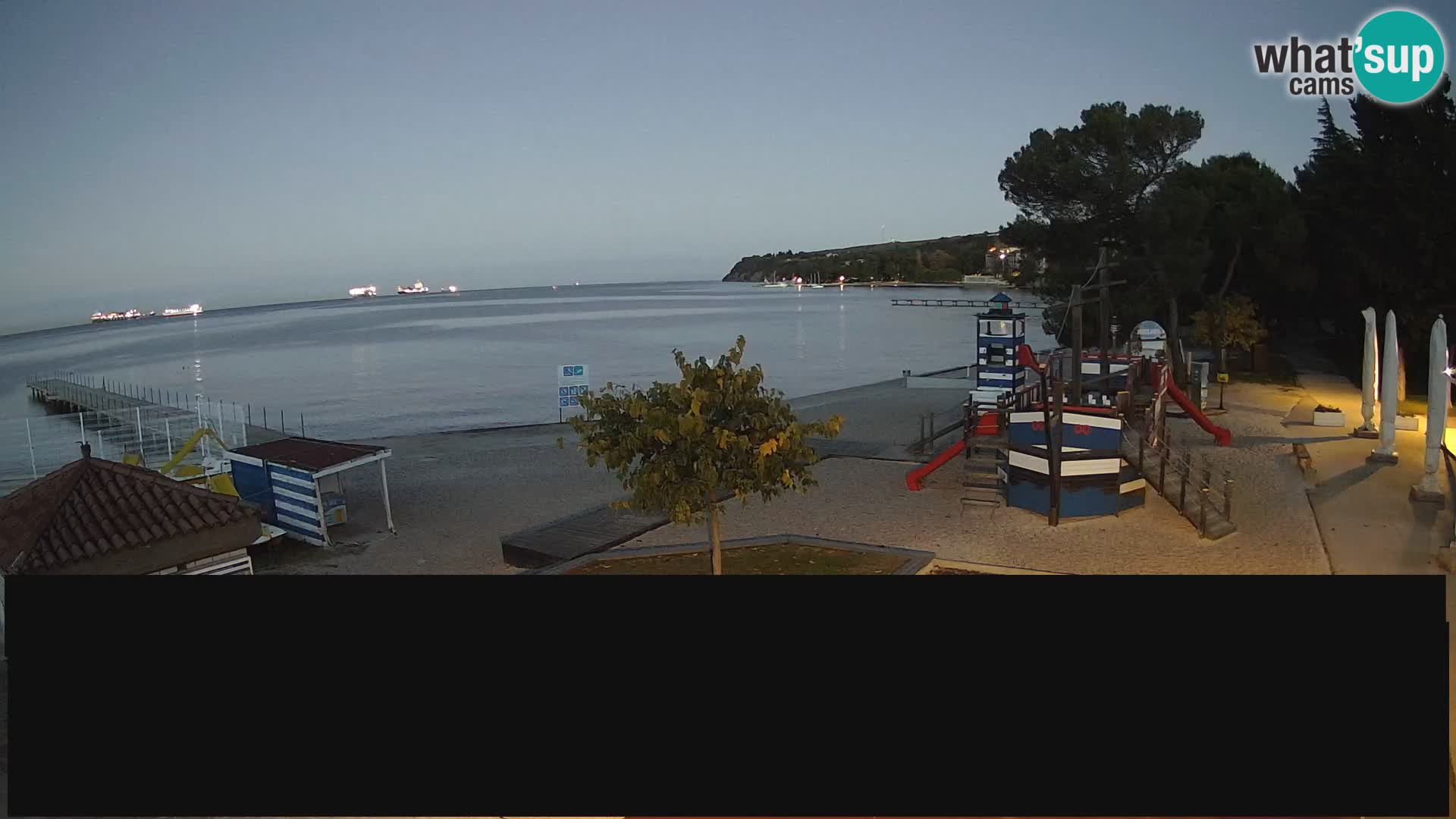 Live webcam Ankaran – Adria Ankaran Hotel & Resort – Slovenia