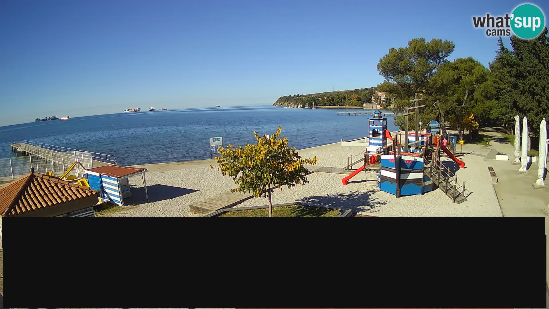 Web kamera uživo Ankaran – Adria Ankaran Hotel & Resort – Slovenija