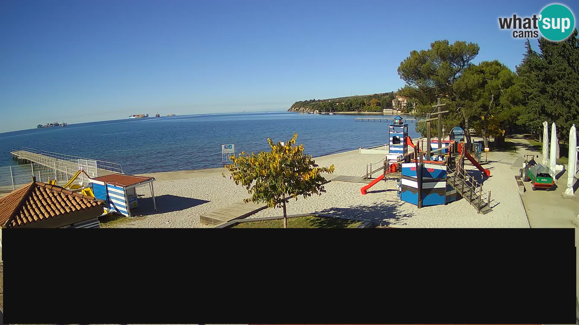 Web kamera uživo Ankaran – Adria Ankaran Hotel & Resort – Slovenija